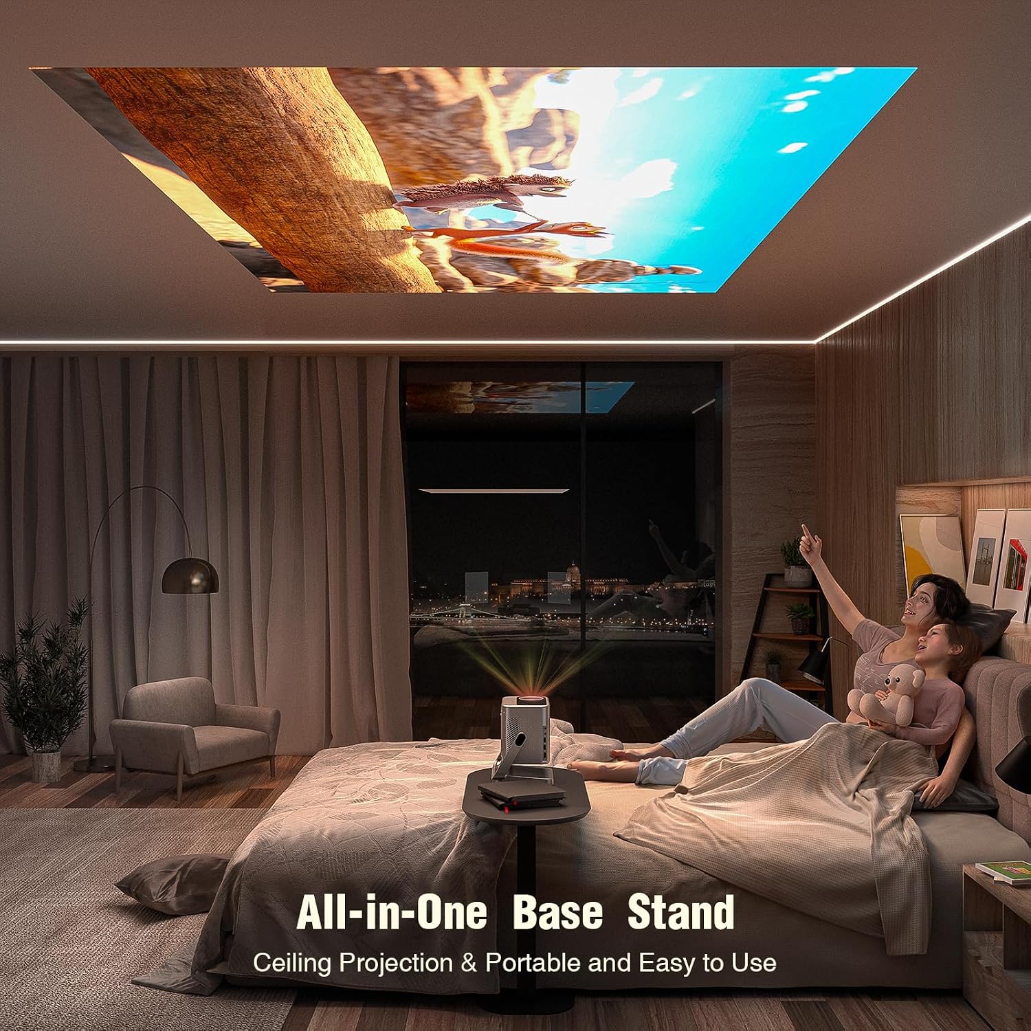 Detalle 2 de VOPLLS 4K Smart Projector 700 ANSI lumens 📽