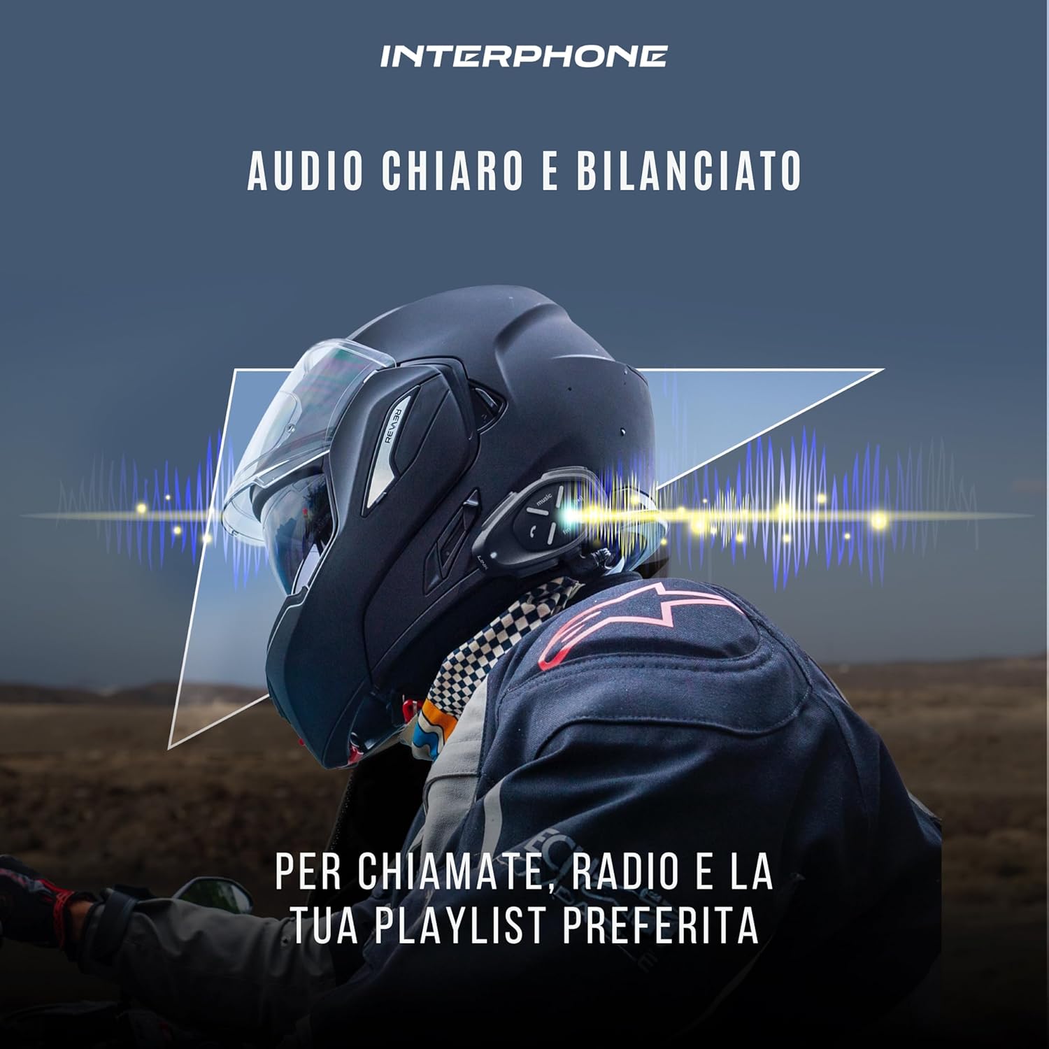 Thumbnail 4 de INTERPHONE LINK Doppio interfono Bluetooth 300m