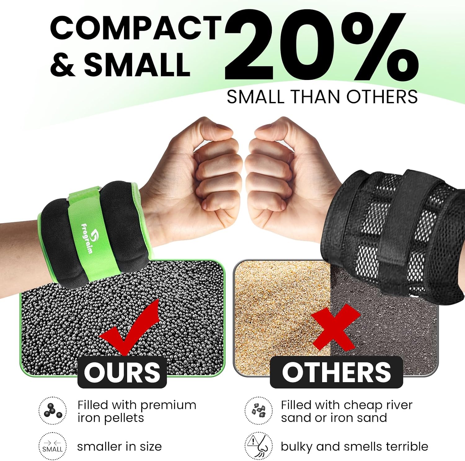 Thumbnail 1 de Ankle weights 10 kg pair training