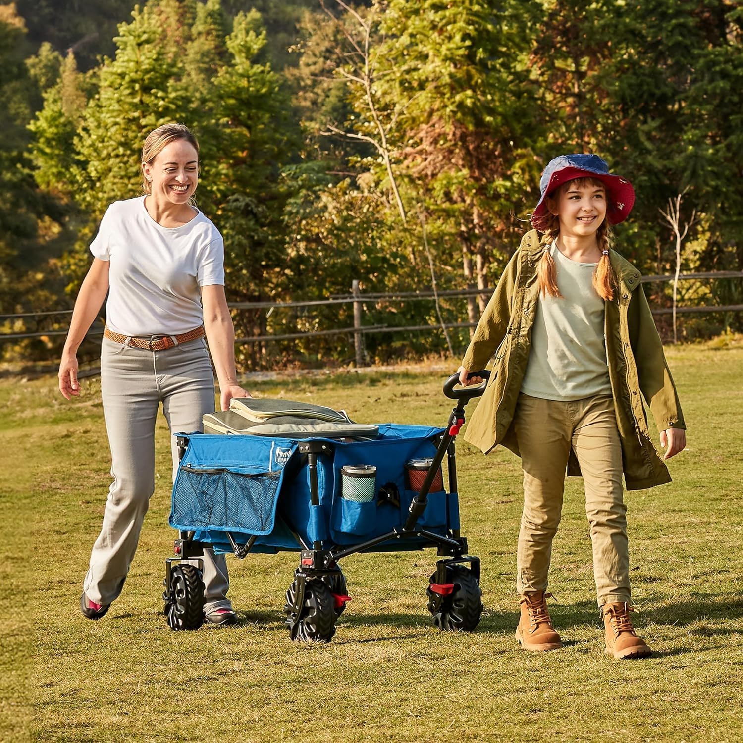 Detalle 2 de TIMBER RIDGE Festival Trolley 200L 100kg