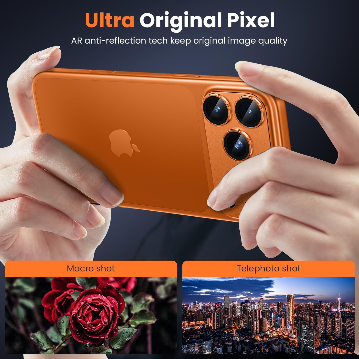 Detalle 2 de WSKEN iPhone 17 Pro Max Lens Protector 9H