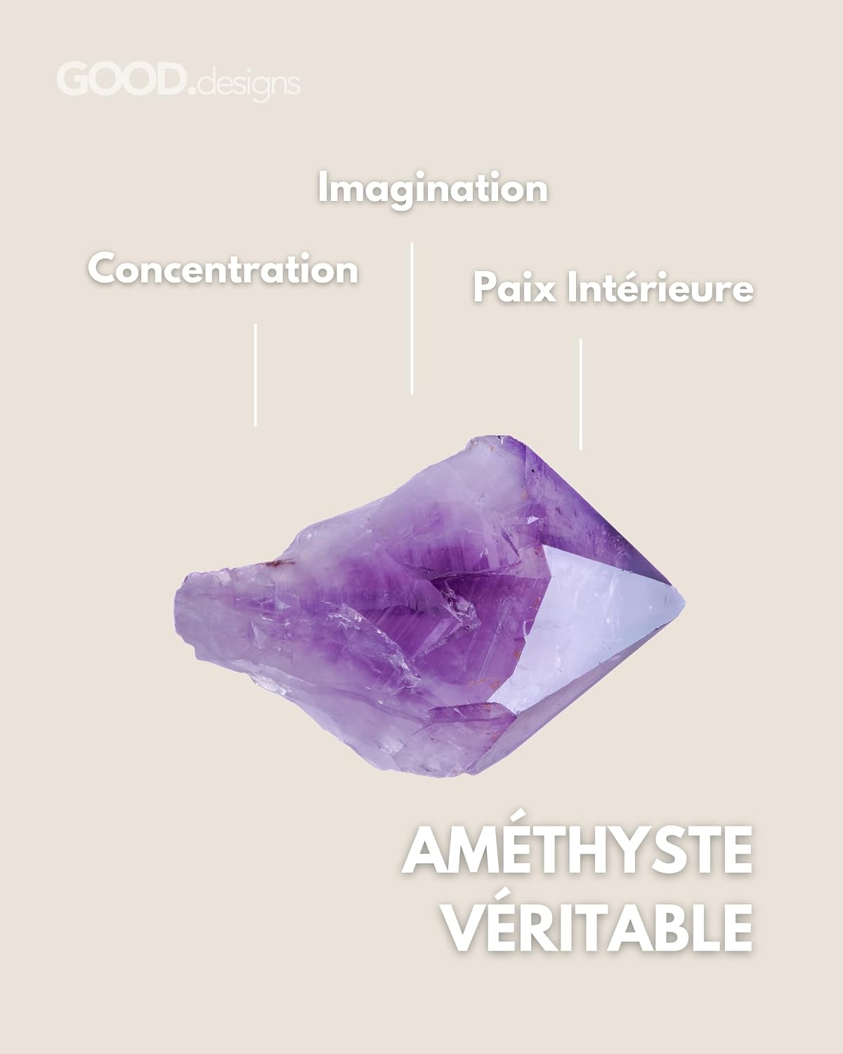 Detalle 2 de Bague anti-stress en pierres naturelles 52 à 60