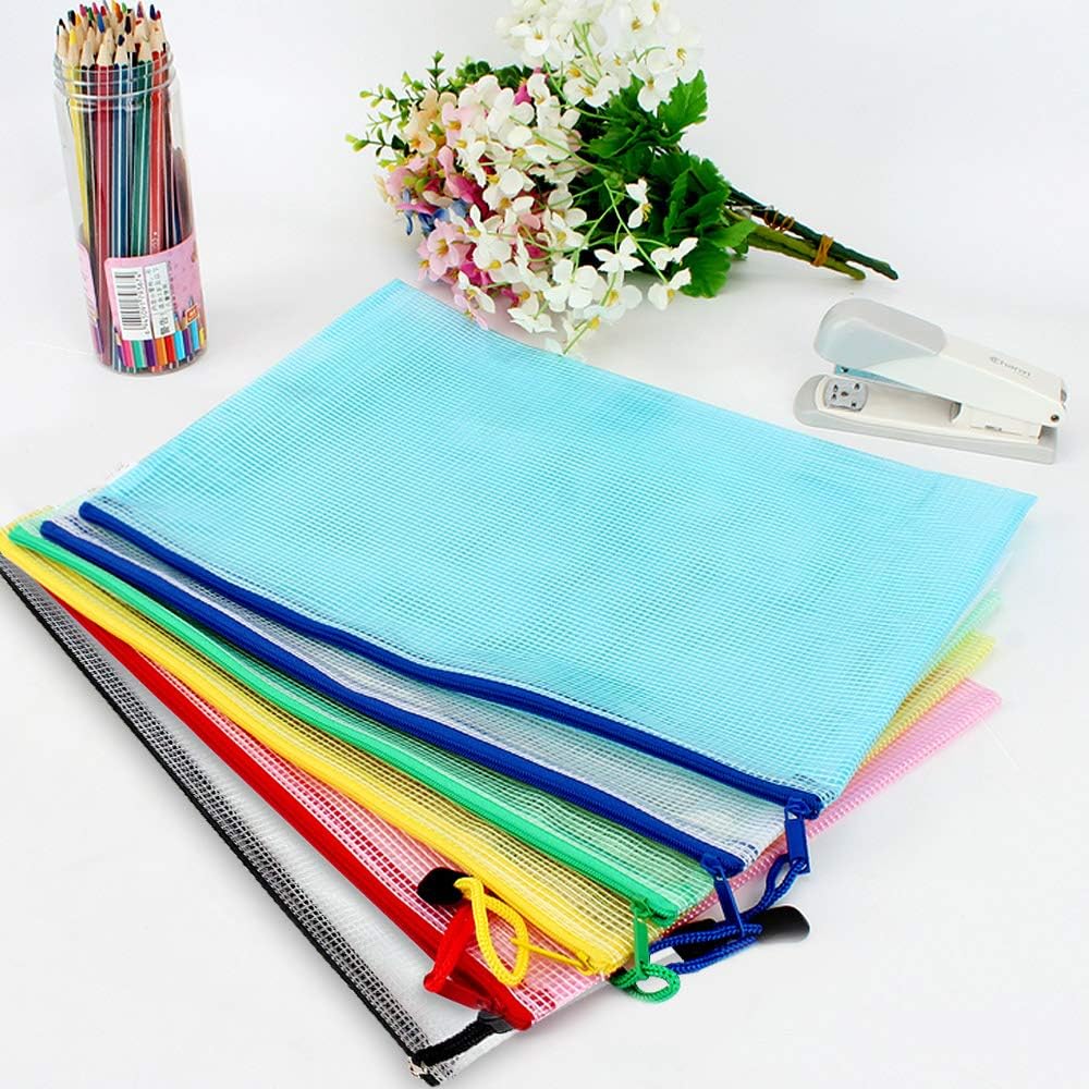Thumbnail 3 de GoodtoU 36PCS A4 Zip Lock Plastic Wallets (Extra Thick) in 6 Colours