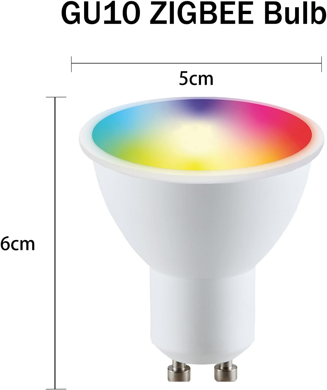 Thumbnail 6 de HARPER LIVING SMTB04 GU10 Smart Wi-Fi LED Bulb, RGB, Dimmable, 400 lm
