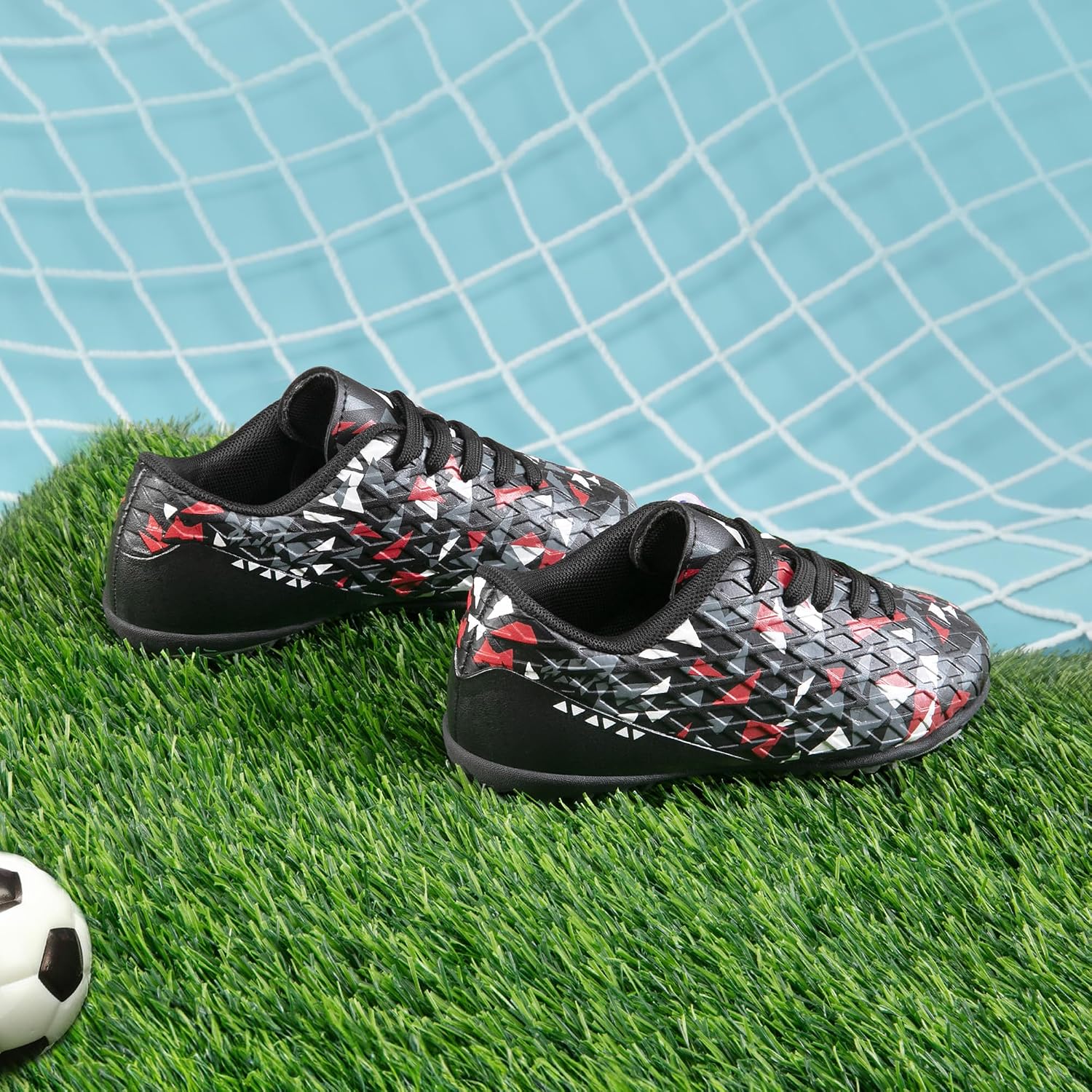 Thumbnail 1 de DREAM PAIRS Turf Indoor Soccer Shoes Lace-Up Cleats