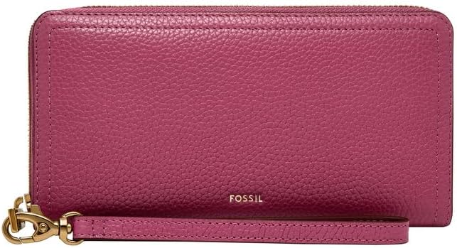 Detalle de FOSSIL Clutch aus Echtleder – kompakte Brieftaschen-Lösung mit umlaufendem Reißverschluss