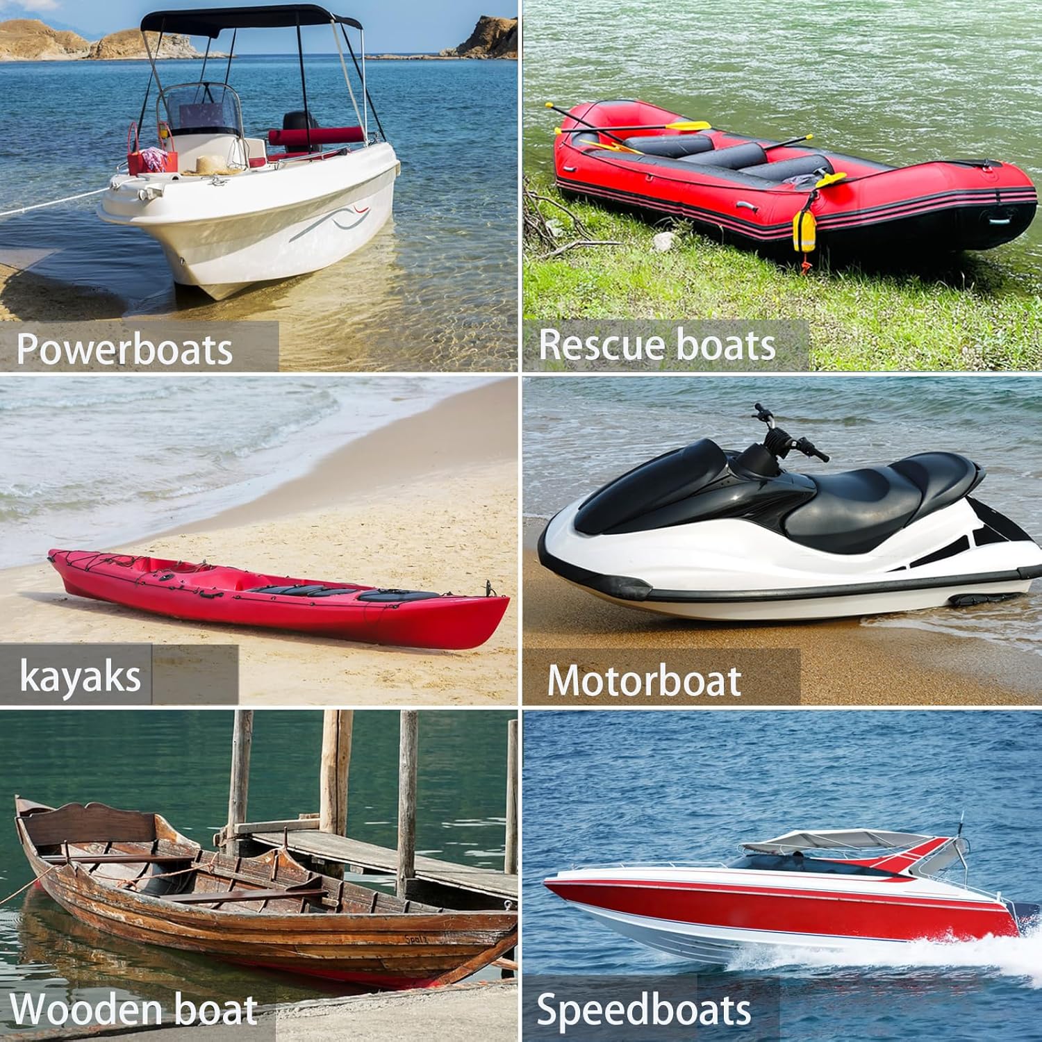 Thumbnail 6 de BeneLabel Boat Anchor: Heavy Duty Screw-In Sand Anchor for Boats & Kayaks (43cm) with 975cm Rope