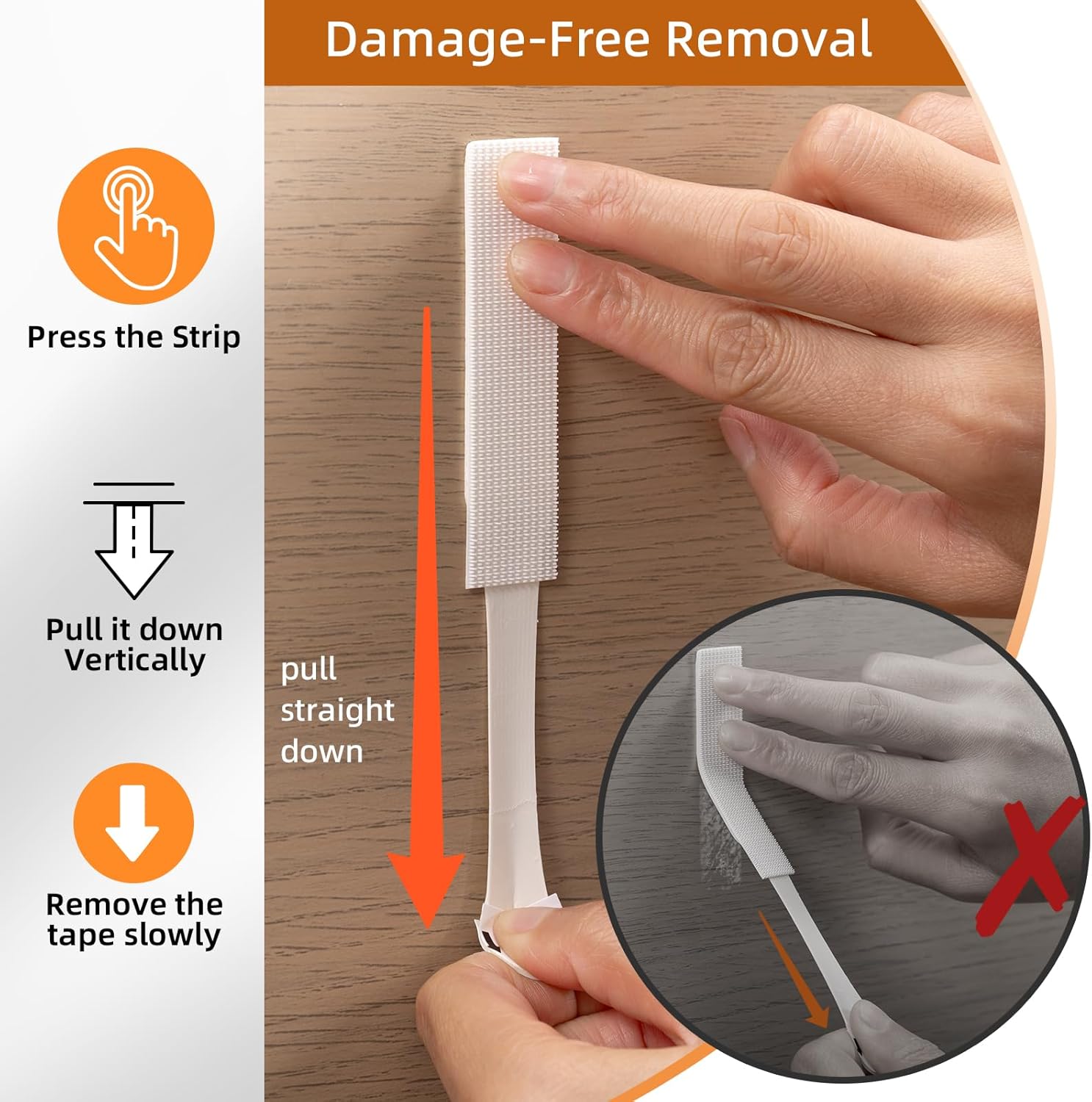 Thumbnail 3 de Trilancer Picture Hanging Strips, 20 pairs