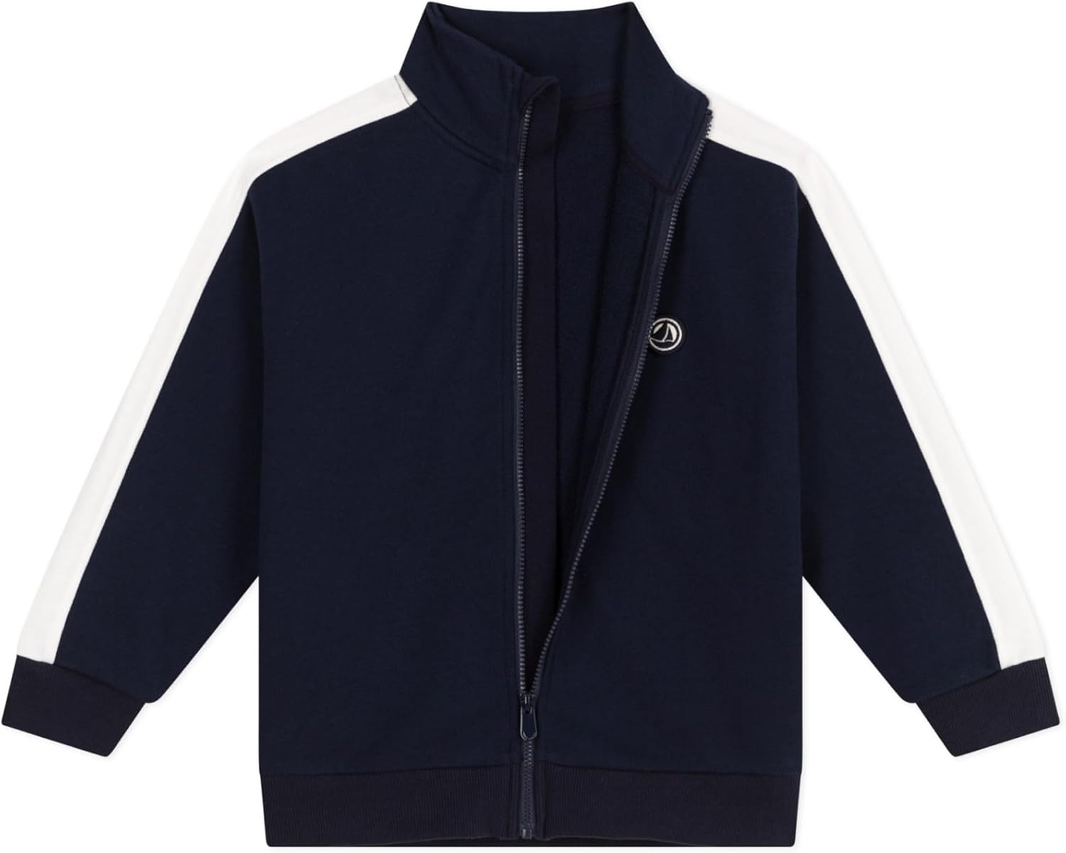 Thumbnail 3 de Petit Bateau Sweatshirt zippé A Zip Garçon – coton uni, qualité et confort durable