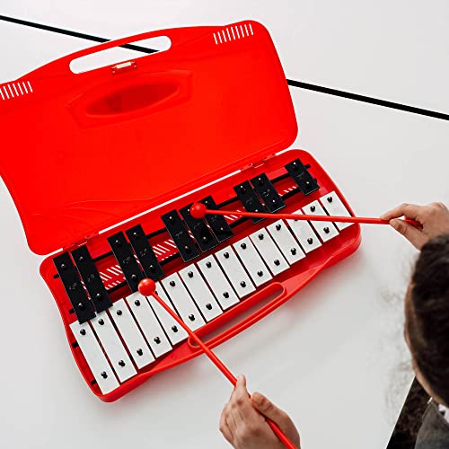 Detalle de A-Star Glockenspiel Cromático 25 Notas con Estuche y Baquetas