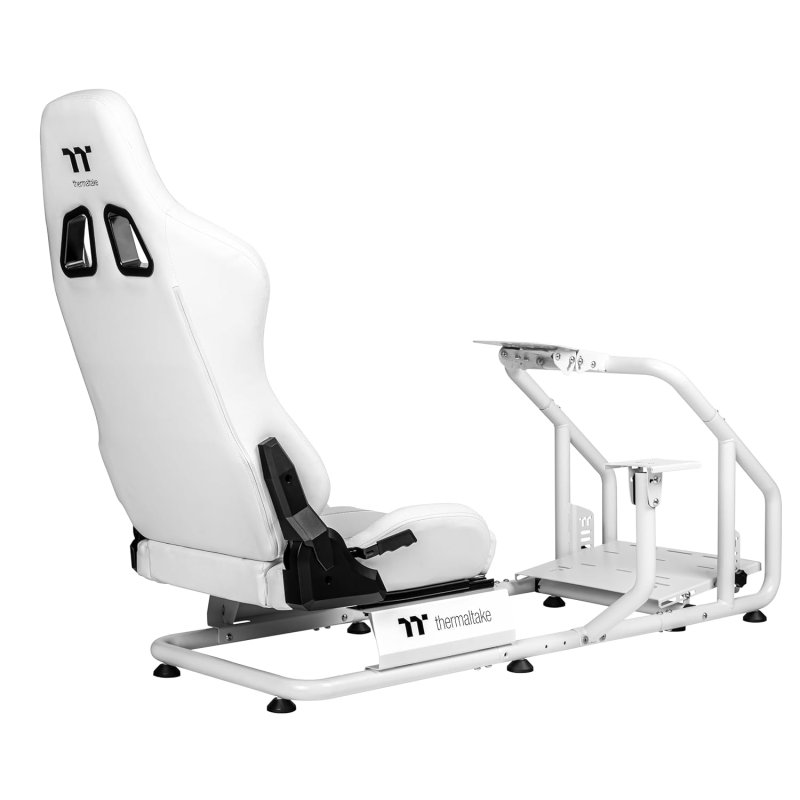 Thumbnail 3 de Thermaltake GR300 Racing Simulator Cockpit Aluminium Blanco