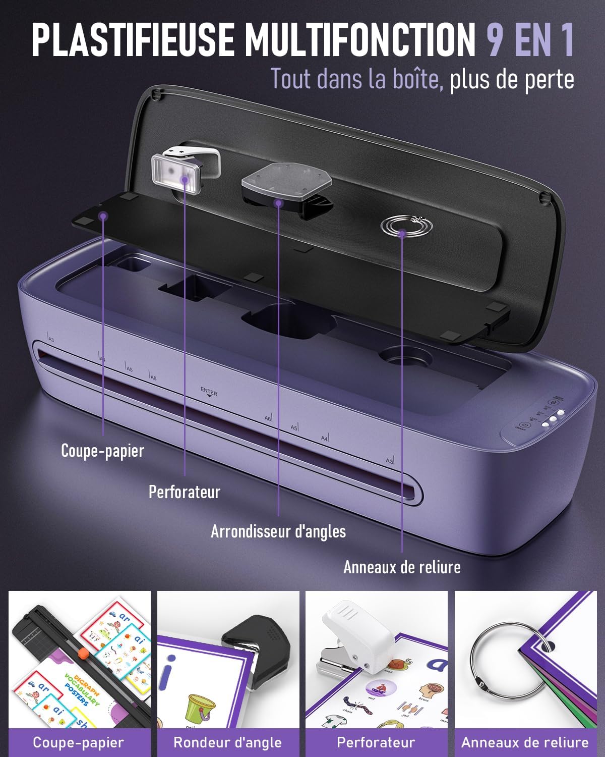 Thumbnail 5 de Ablemark Plastifieuse A3 laminage rapide