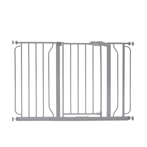 Detalle de Regalo Safety Extra Wide Baby Gate for Doorways & Bottom of Stairs (Platinum)