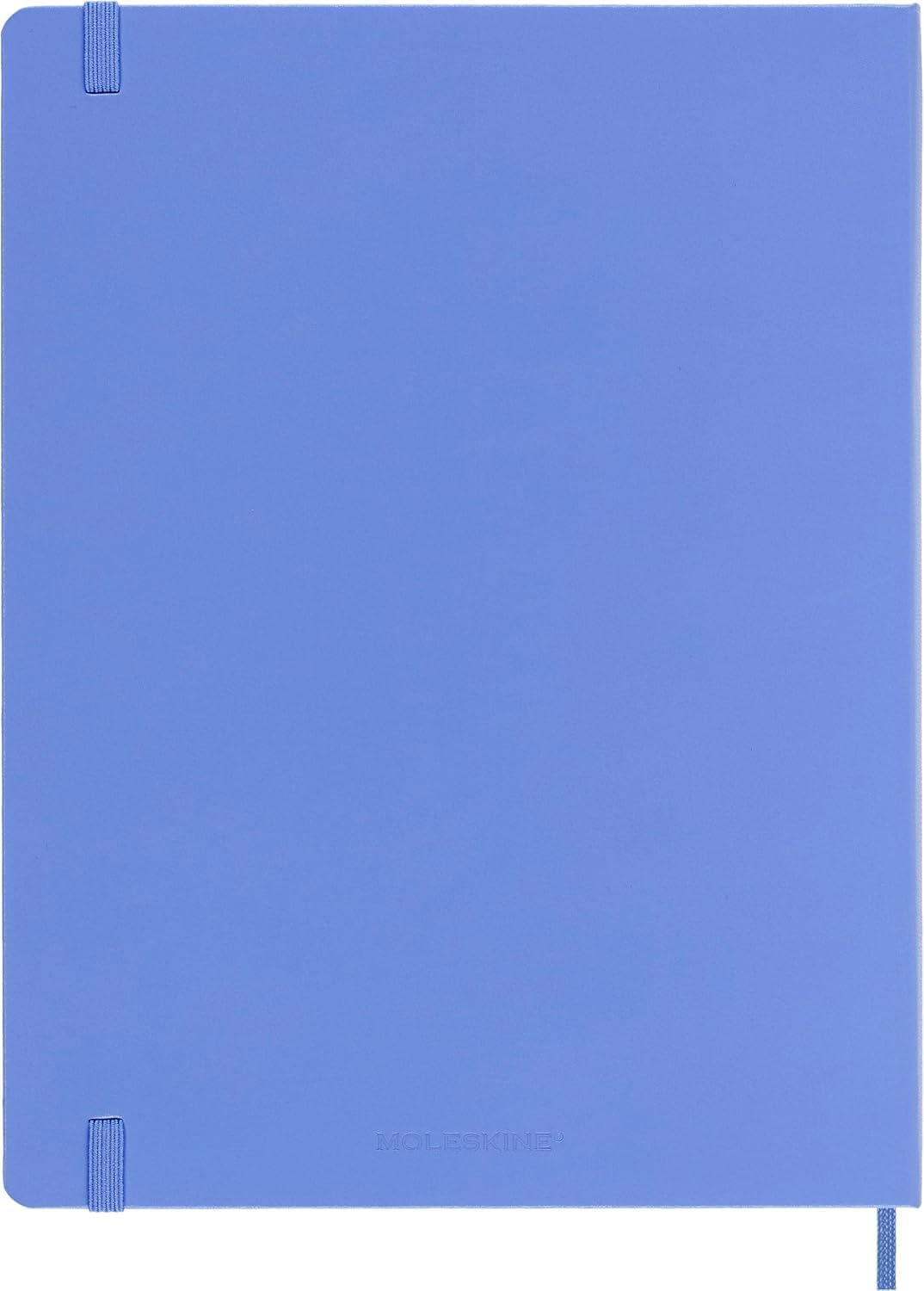 Detalle de Moleskine Classic Notebook XL A4+: Taccuino a Righe con Copertina Rigida Blu Ortensia