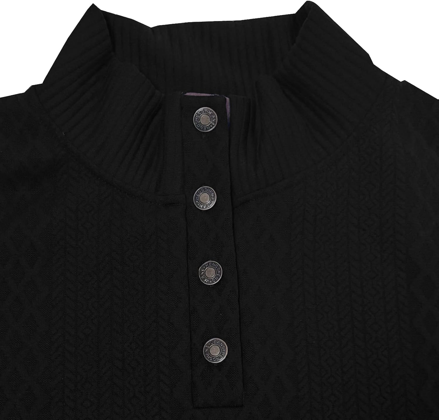 Thumbnail 6 de QOSOQ Casual Quarter Button Sweatshirt