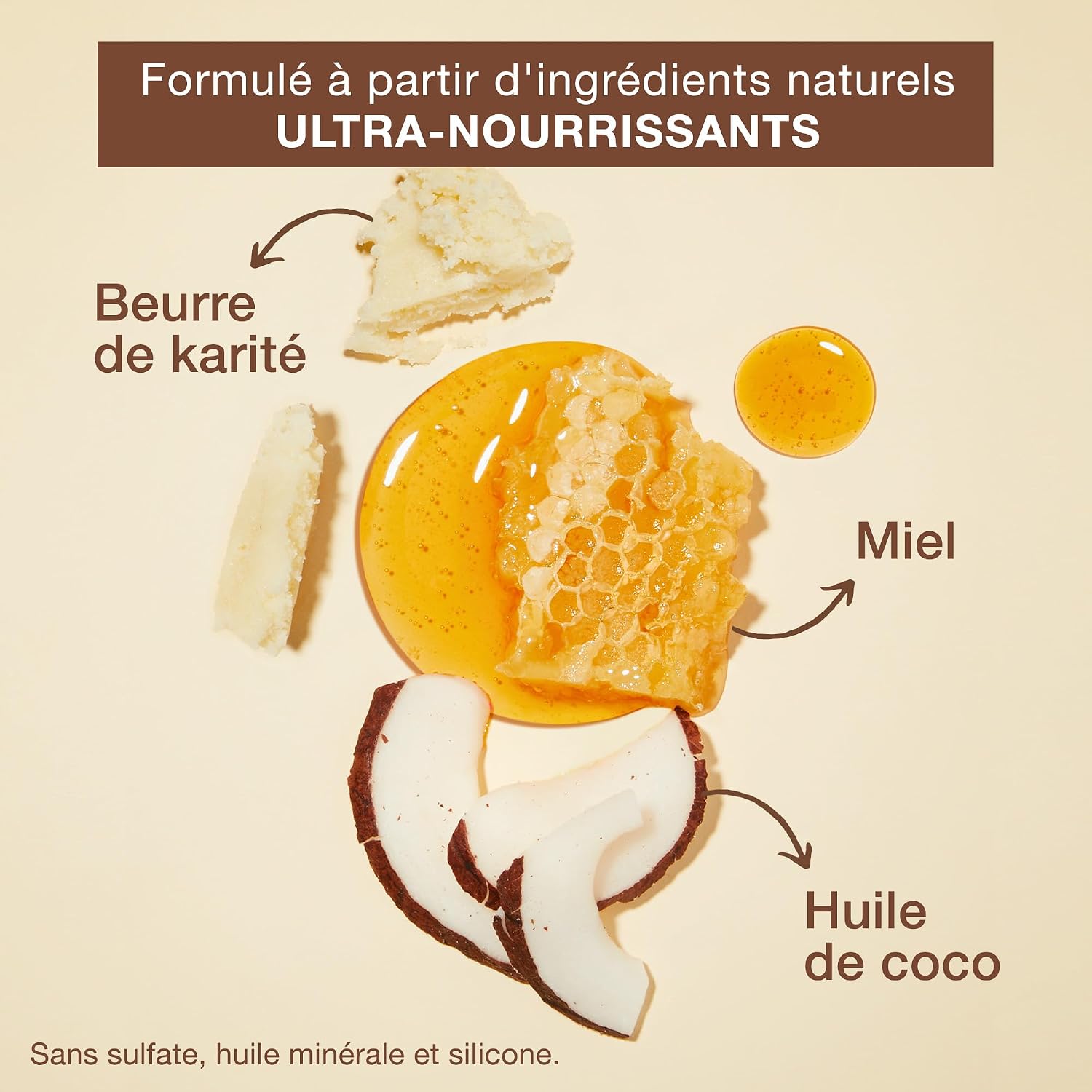 Detalle 2 de CREME OF NATURE Pure Honey 326g Crème coiffante