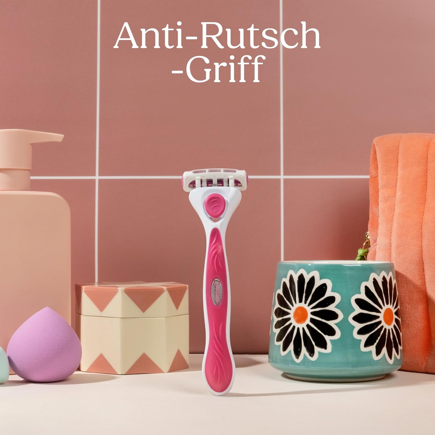 Detalle de Wilkinson Sword Intuition Quattro Smooth Shave – Damenrasierklingen (6 Stück) mit Aloe-Verse