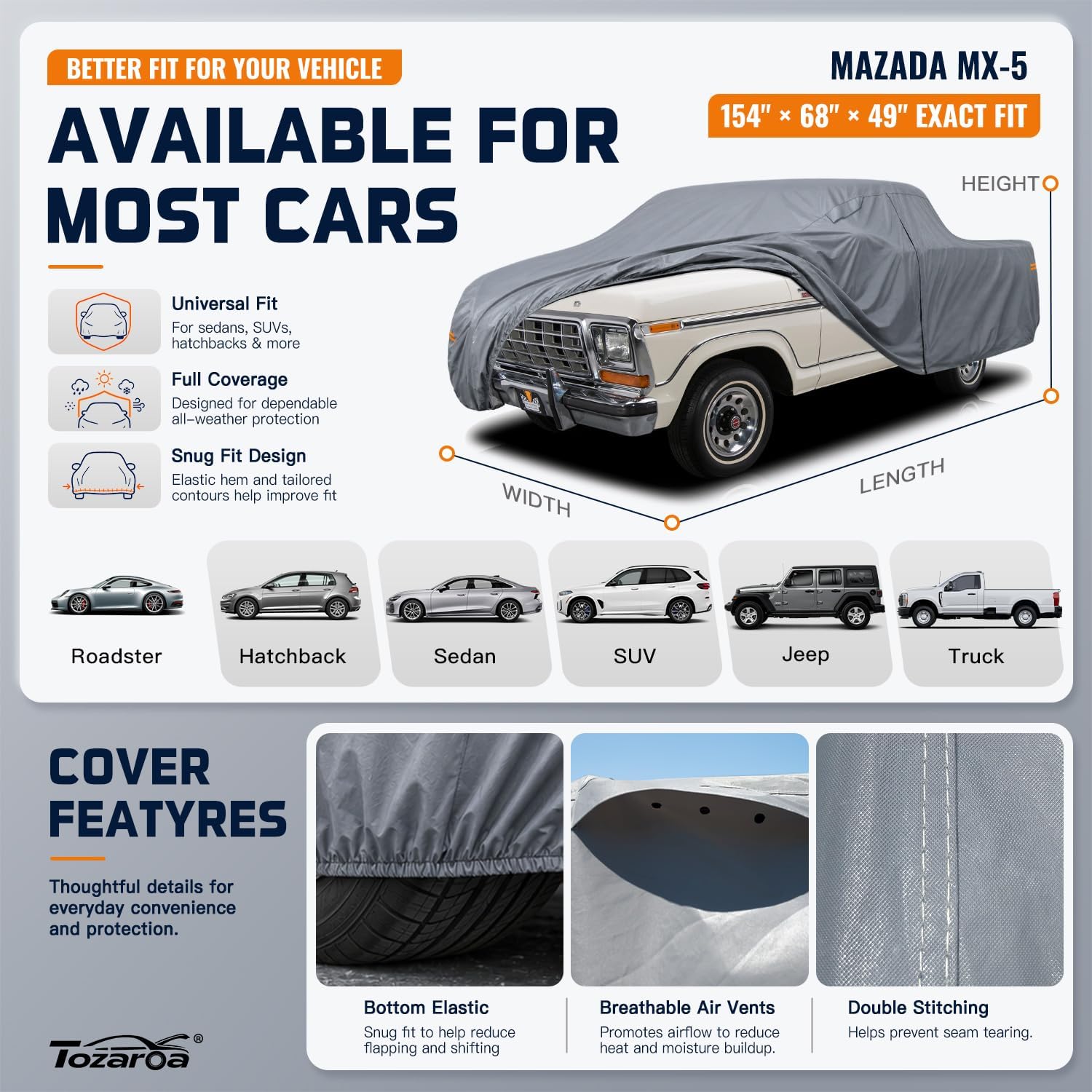 Detalle de Tozaroa Truck Cover T1
