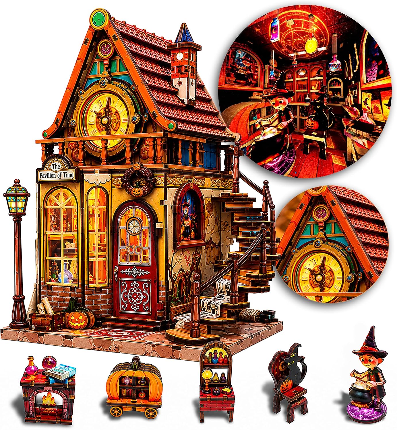Detalle de Xalugn Book Nook Kit, wooden