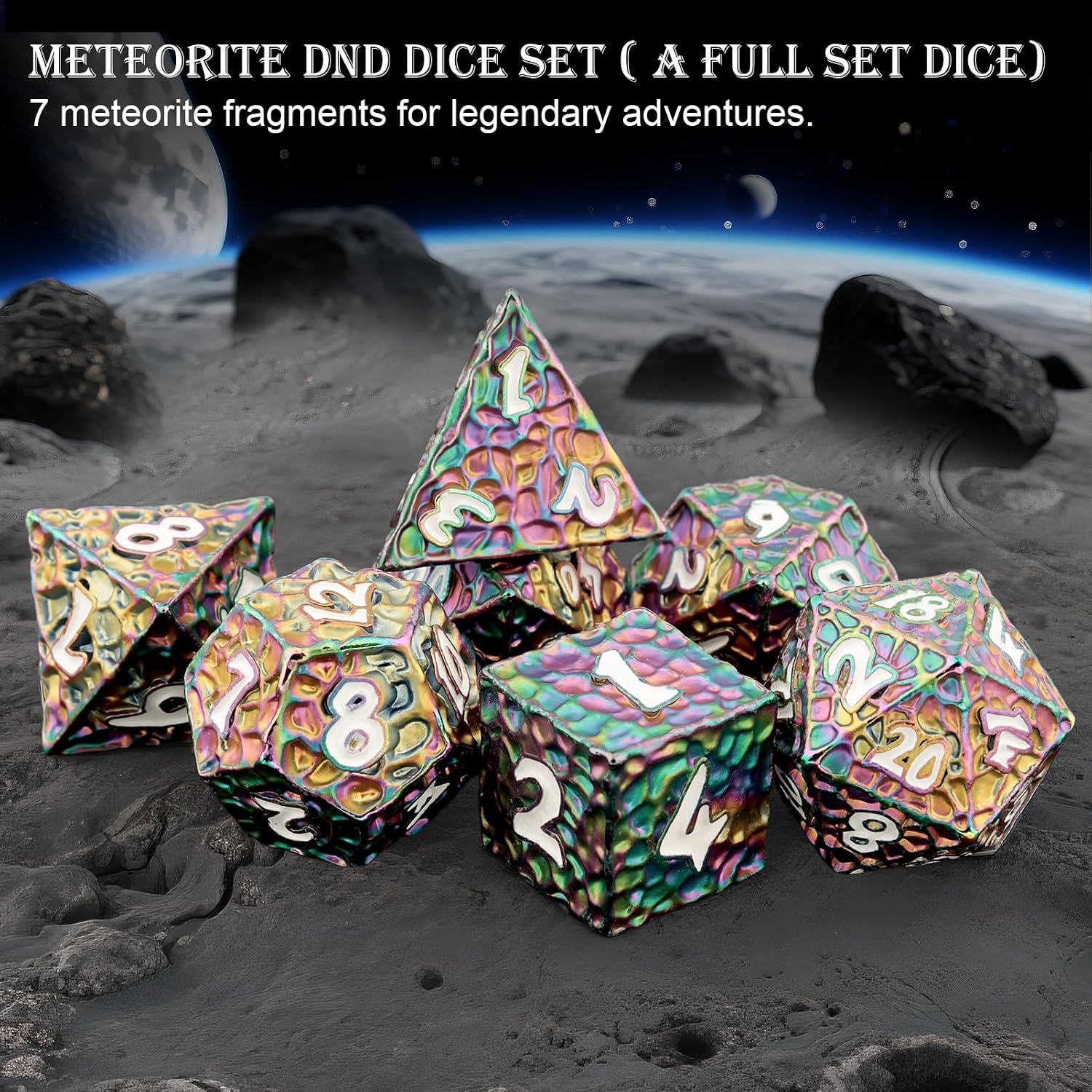 Detalle 1 de Rainbow D&D Dice Set 7pc