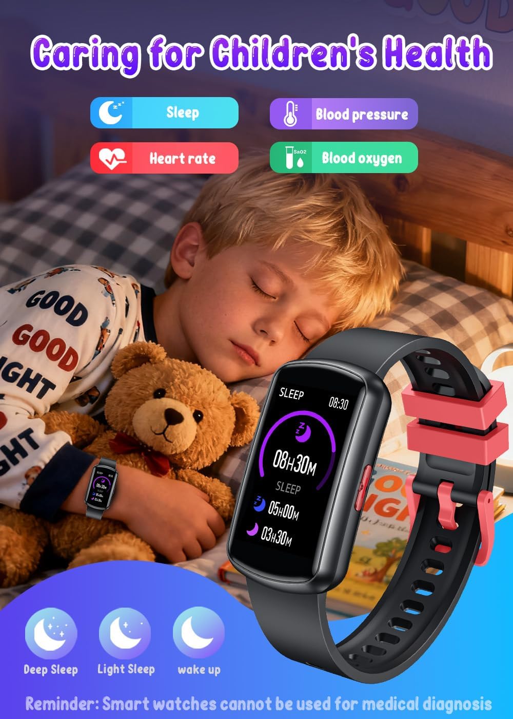 Thumbnail 3 de Reloj Inteligente Niños 1,47" TFT con SpO2 200mAh