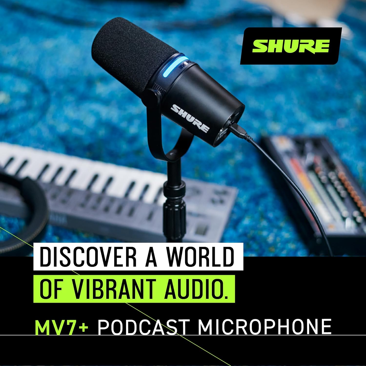 Thumbnail 5 de Shure MV7+ Dynamic Mic with USB-C and XLR ⚙