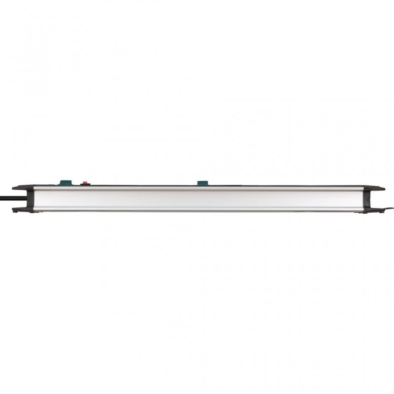 Detalle de Brennenstuhl Premium-Protect-Line: Regleta con 14 Tomas y USB, 3 m, Plateado/Negro