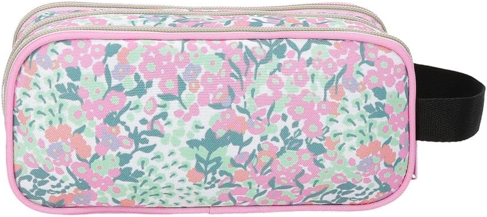 Detalle de Enso Fleur Custodia – Taglia Unica in poliestere, 22×10×9 cm, 3 scomparti con zip