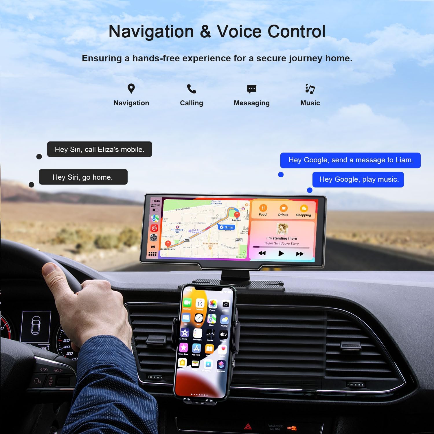 Thumbnail 4 de Avylet 9.26" Wireless Carplay Screen for cars