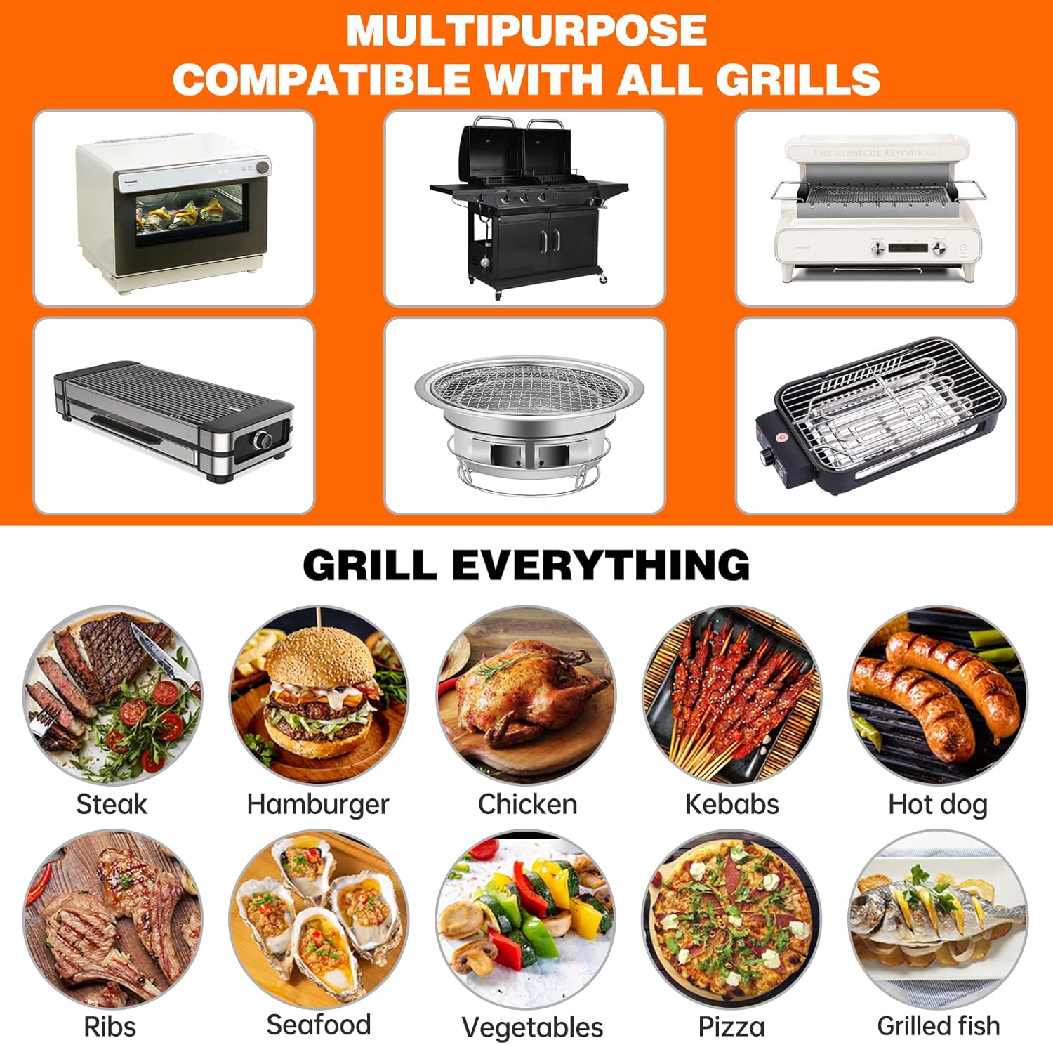 Thumbnail 4 de SPGOOD BBQ Grillmatte 40x32 cm