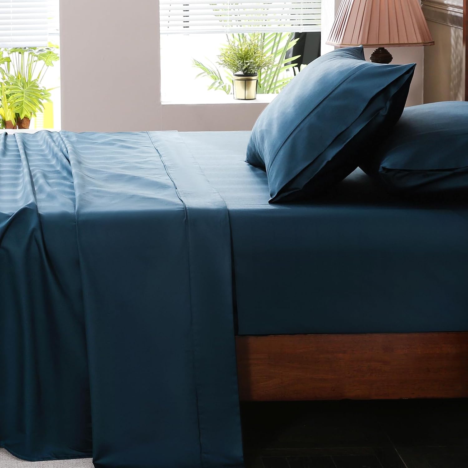 Overket Extra Deep Pocket King Sheets, Egyptian Cotton, 1,000 Thread Count