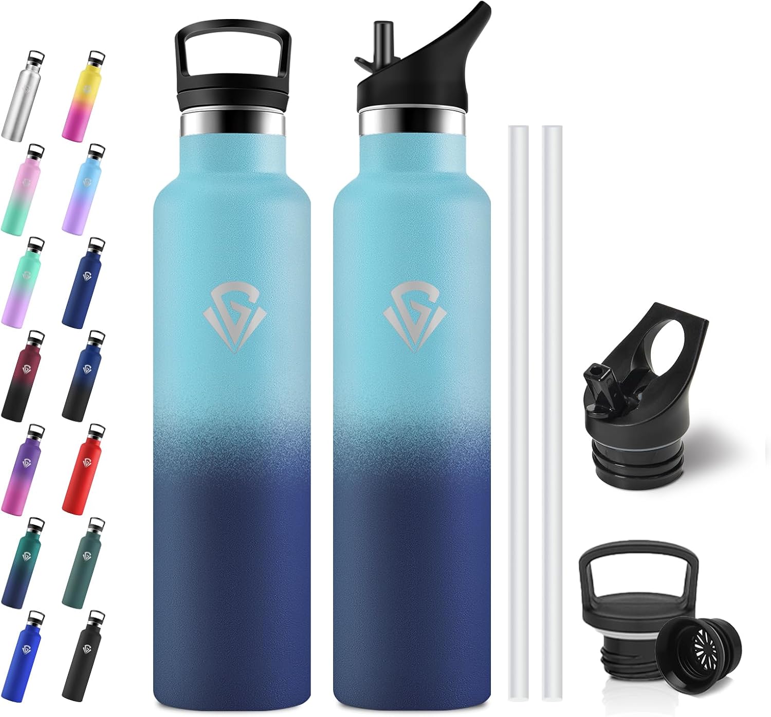 JAPORIA Bouteille Isotherme 1L gourde inox