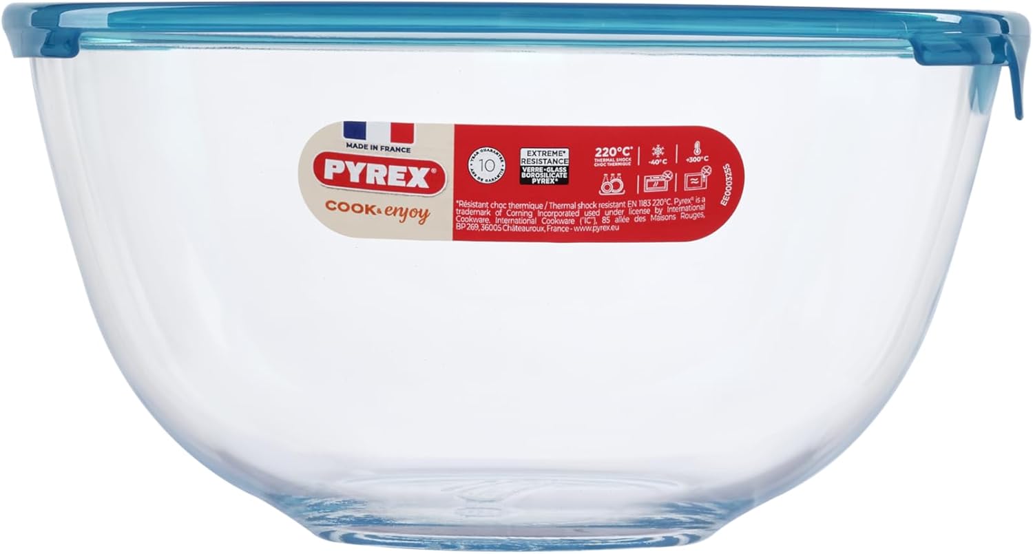 Detalle 2 de Pyrex Cook&Store Bol Mezcla 21cm 2L Amarillo 🍲