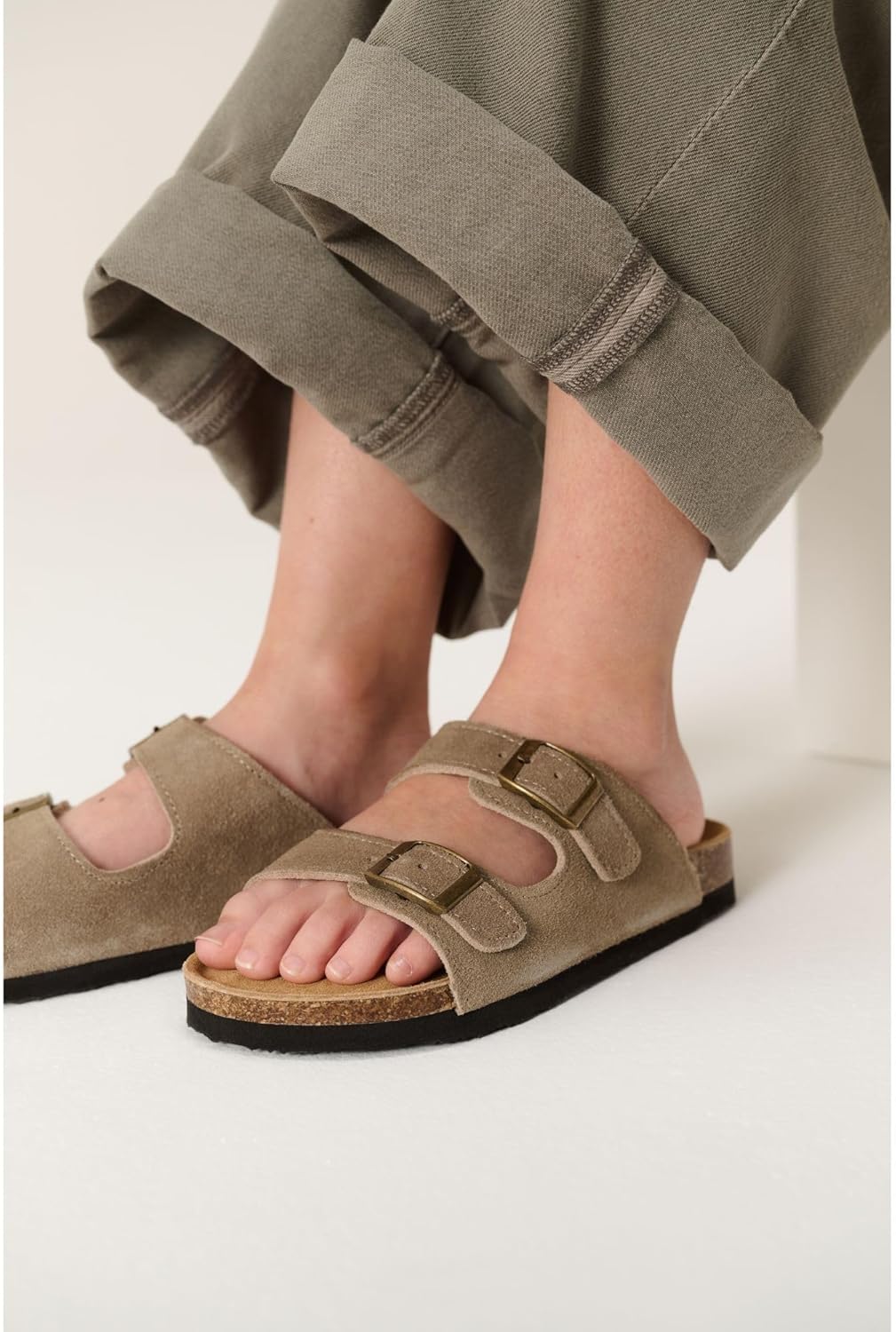 Thumbnail 2 de Project Cloud 100% Genuine Leather Kids Sandals — Lightweight, Water-Resistant Slides for Kids