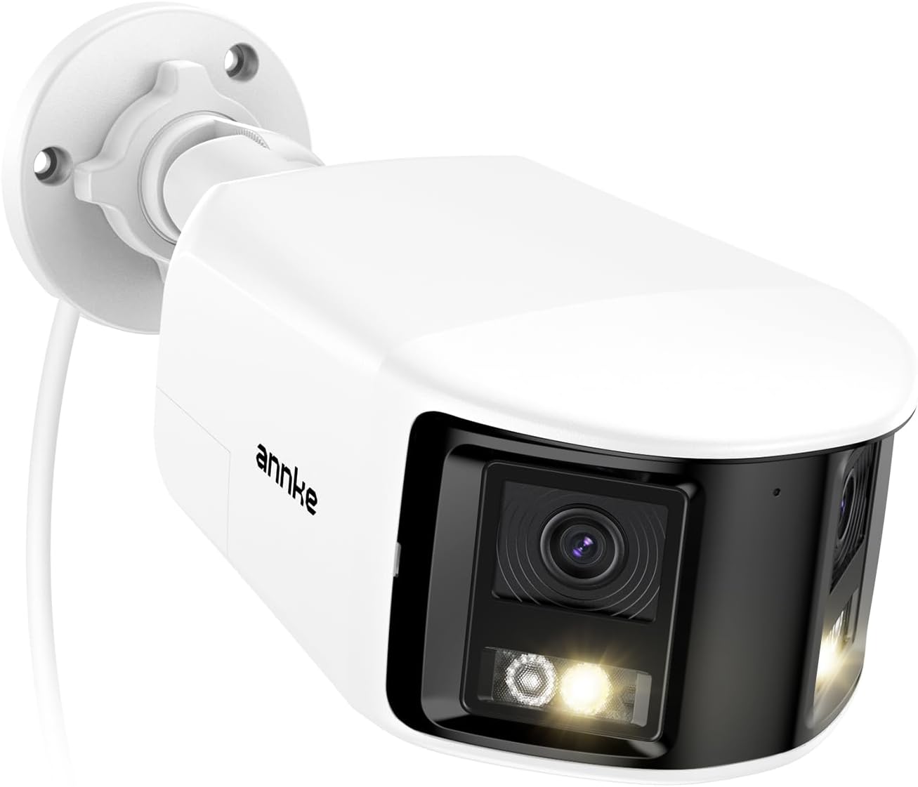 Imagen de ANNKE Telecamera di sicurezza PoE 4K con doppia lente e vista panoramica 180° en OfertitasTOP