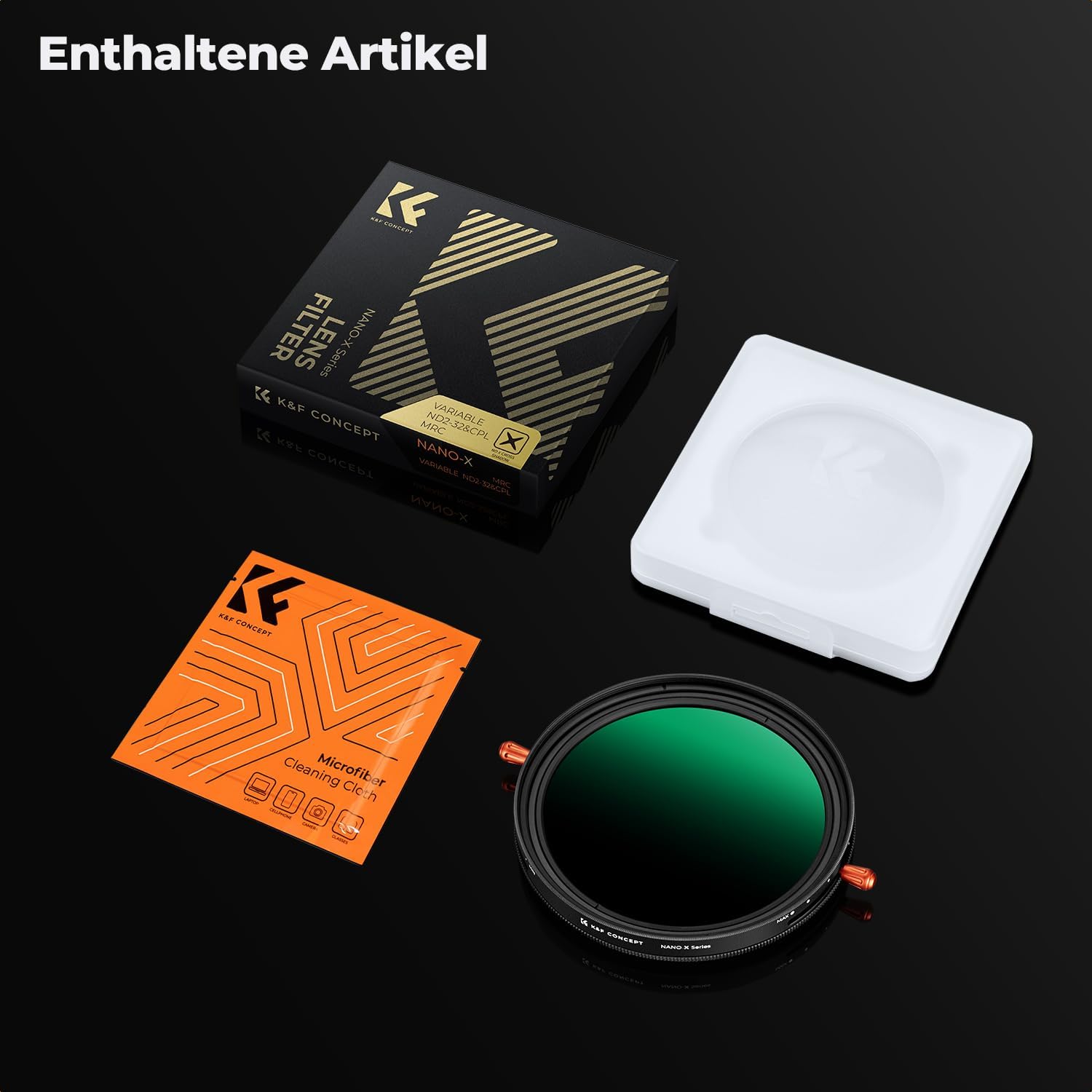 Thumbnail 6 de K&F CONCEPT 82mm 2-in-1 CPL & ND Filter (ND2-ND32) – 1–5 Blendenstufen