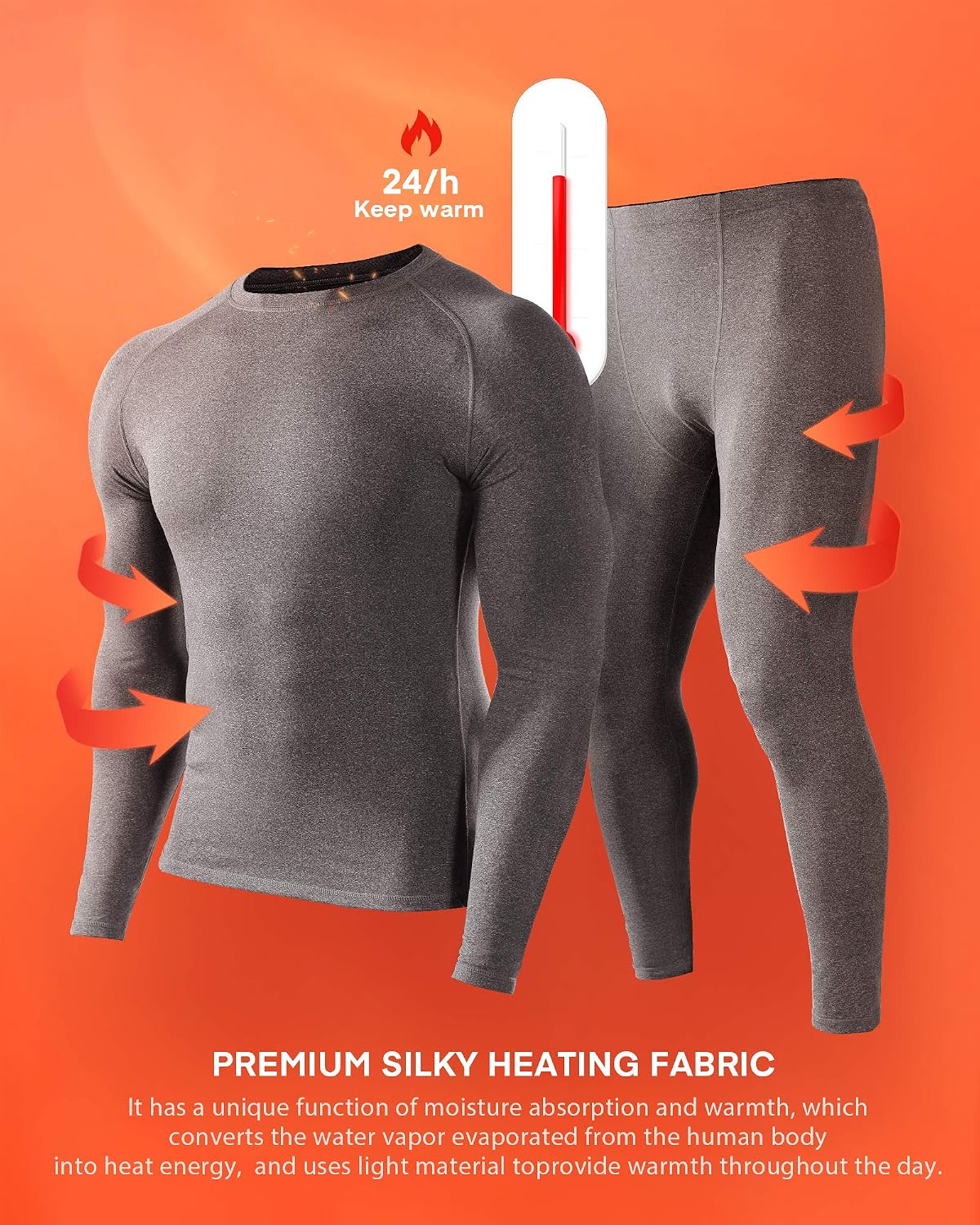 Thumbnail 2 de Roadbox Thermal Underwear Mens Base Layer