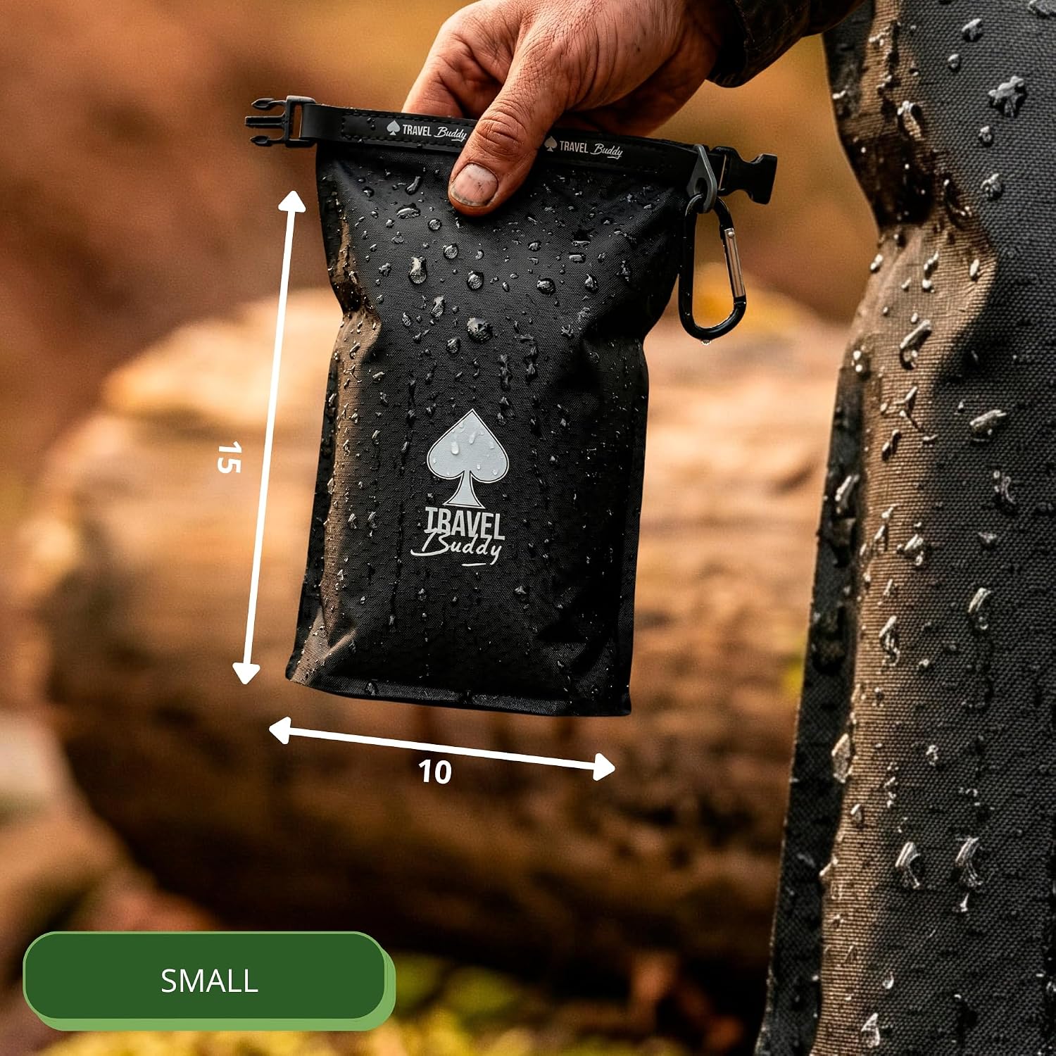 Thumbnail 2 de Travel soap bar bag case with suction cup & carabiner – waterproof, leakproof bar soap holder