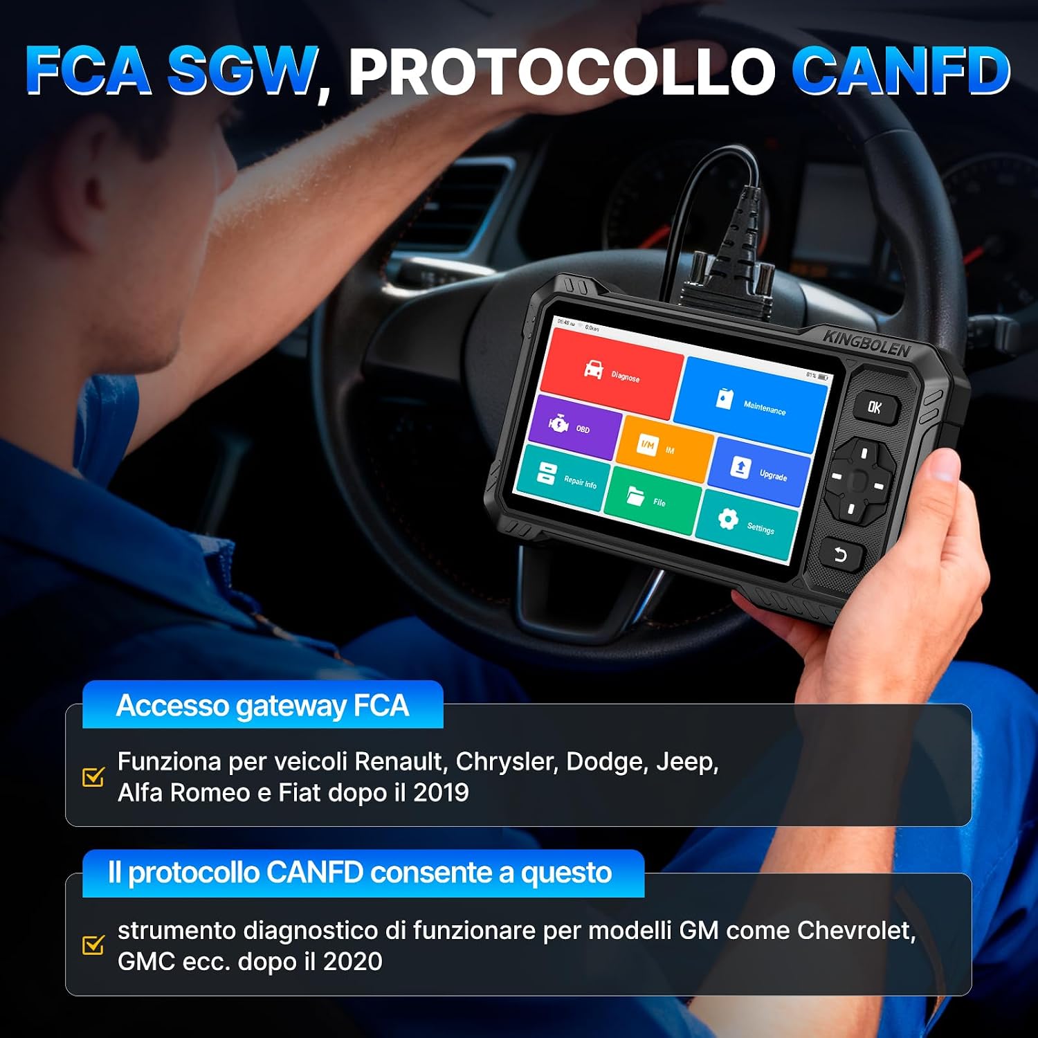 Thumbnail 6 de KINGBOLEN S6 Elite scanner diagnostico auto, 15 reset