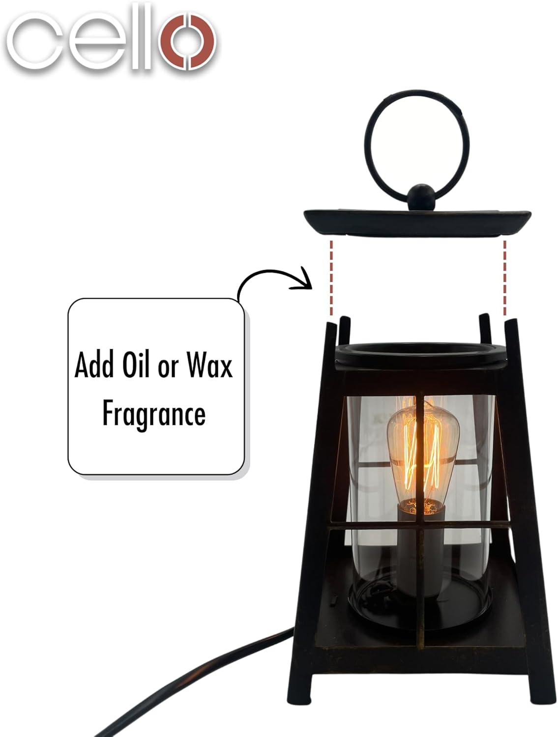 Thumbnail 6 de Lantern Edison Electric Oil Wax Melt Burner Lamp (UK) with Cello Wax Medallions