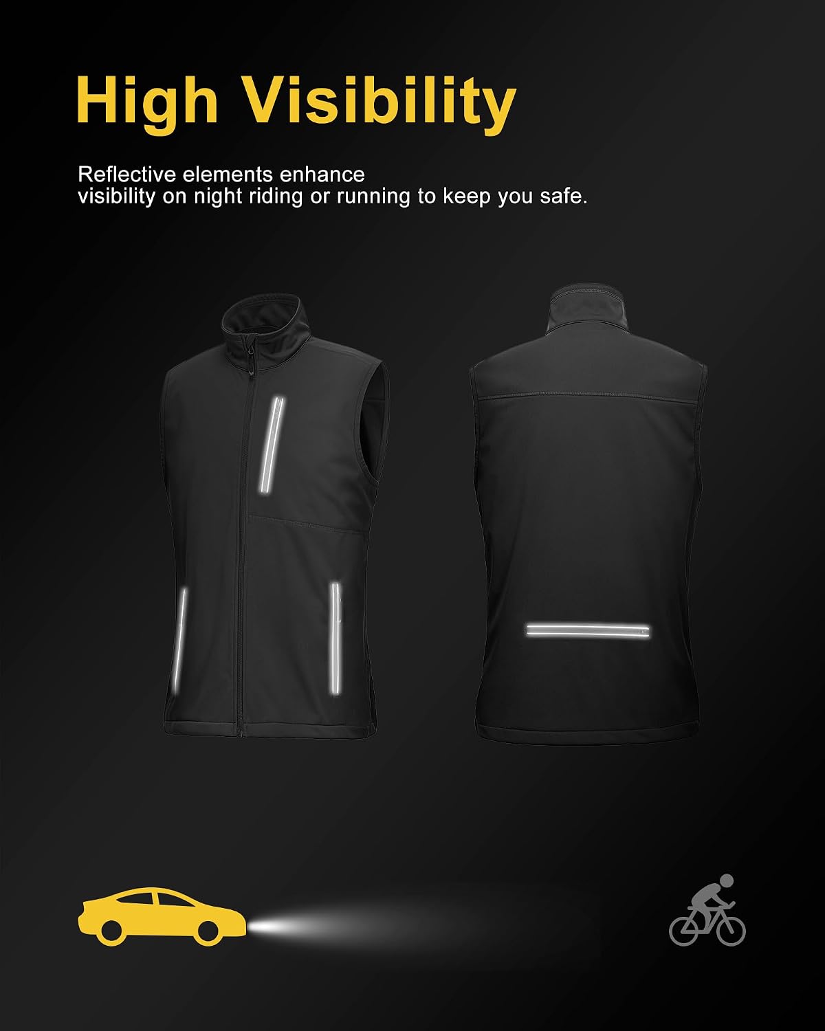 Detalle 2 de 33,000ft windproof softshell gilet vest