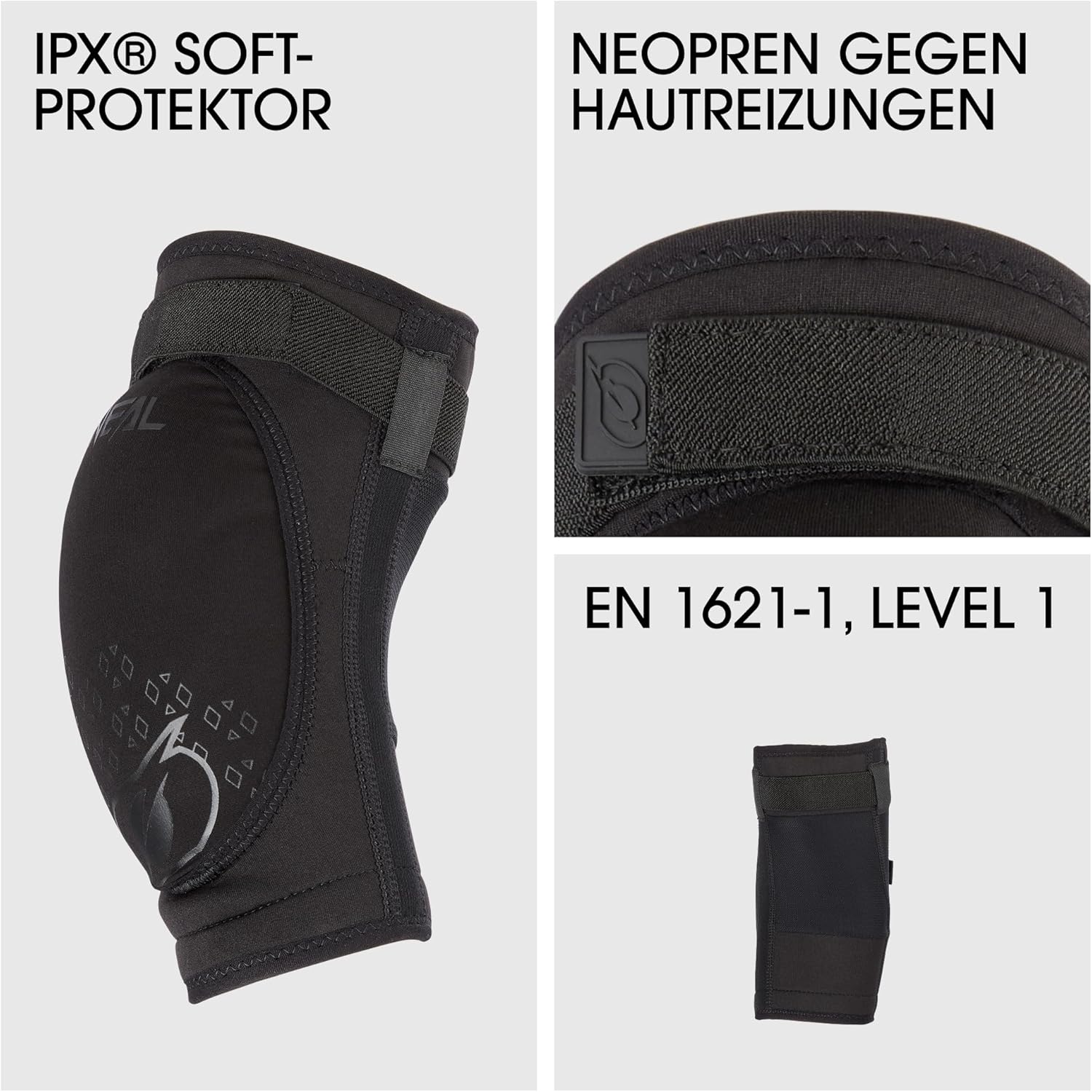 Thumbnail 2 de O'NEAL Ellenbogenprotektor BMX Mountainbike Downhill XL Schwarz – Atmungsaktives Neopren, Leicht, Abriebfest