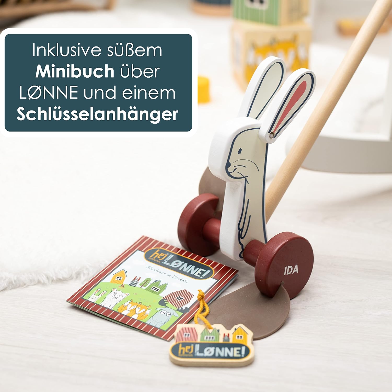 Thumbnail 3 de HEJ LØNNE Ida Schiebefigur aus Holz 12x12