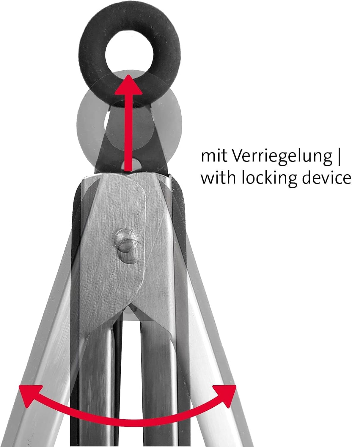 Thumbnail 1 de Westmark Grillzange Classic Spezial: Rostfreier Edelstahl/Kunststoff, 37,7 cm – Silber/Schwarz