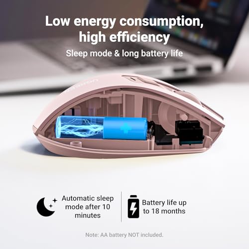 Detalle 2 de UGREEN Wireless Mouse: 40dB Silent, Ultra-long Battery Life