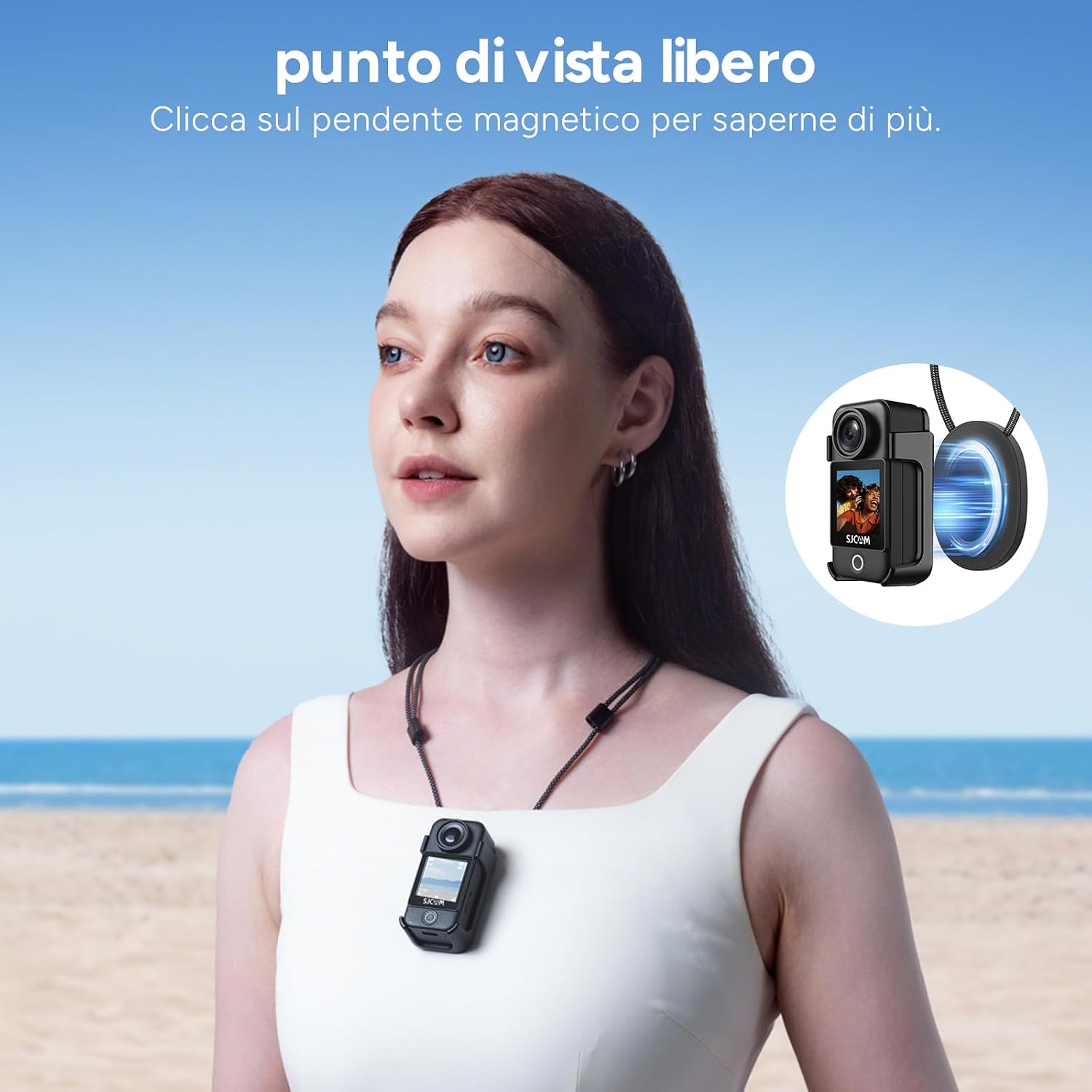Detalle de SJCAM C300 Vlog Camera 4K, action cam
