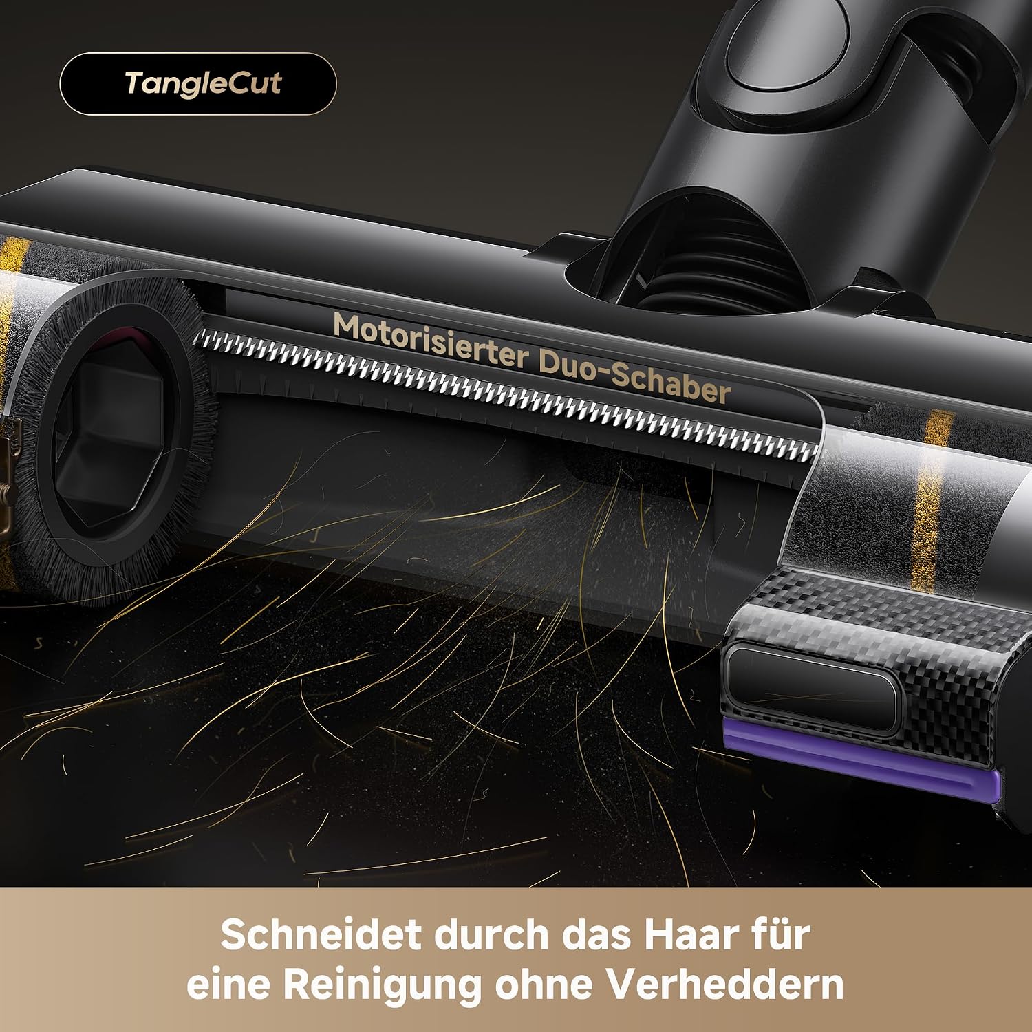 Detalle de Dreame V20 Pro-A Kabelloser Staubsauger – leistungsstarke Edge-Reinigung, 90 Min Laufzeit und 99,99% Filtration