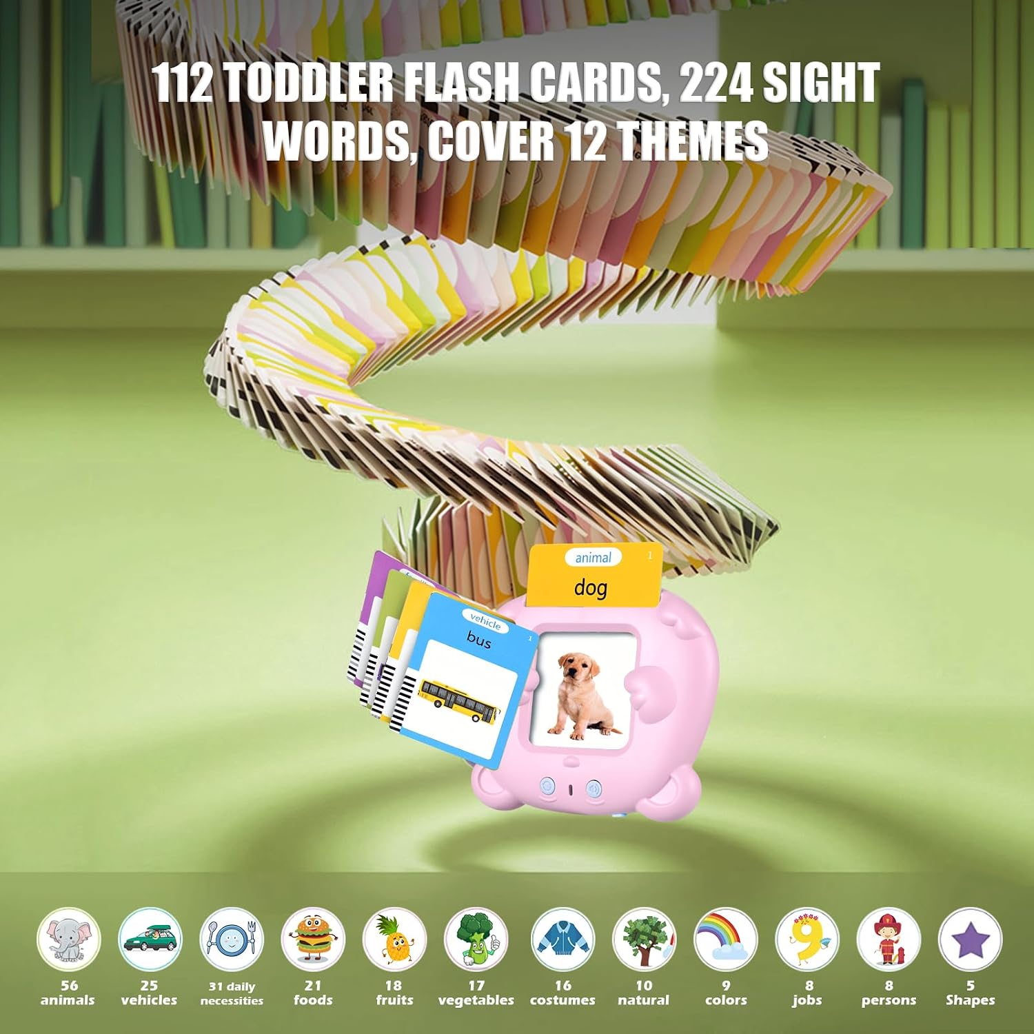 Detalle de Talking Flash Cards Toddler Toys 224 words