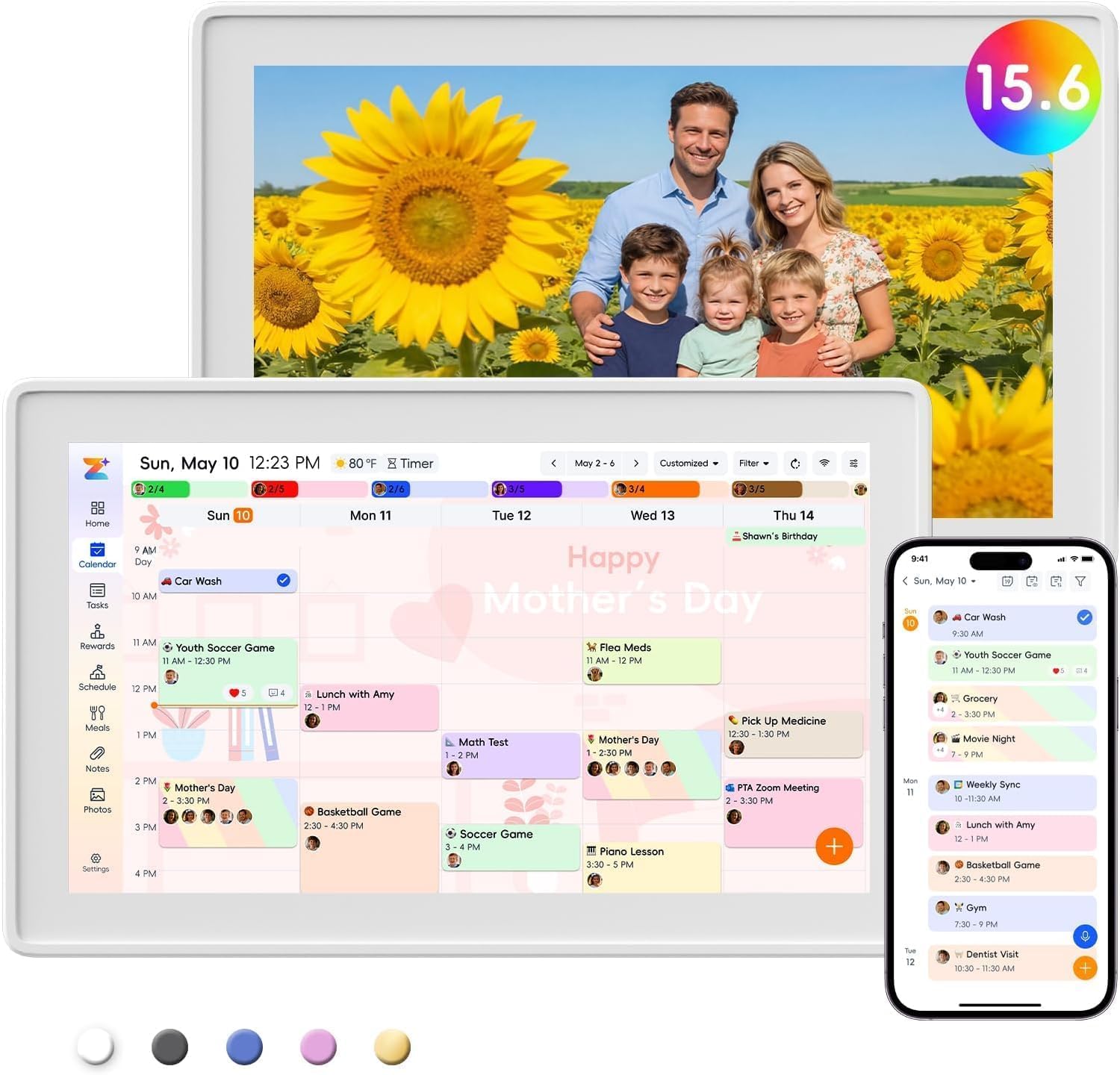 Detalle de Westsee Digital Calendar 15.6-inch