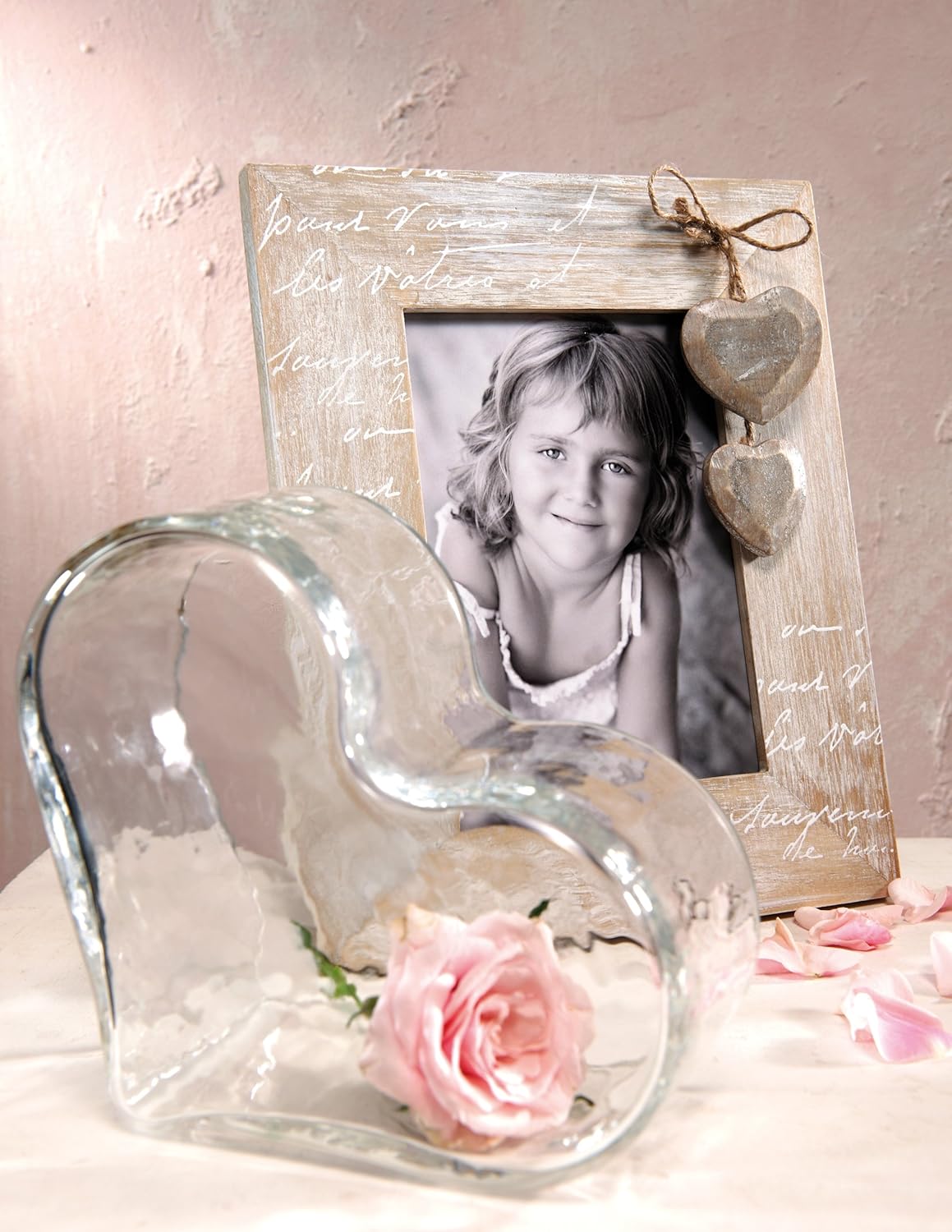 Thumbnail 2 de Walther Design Cadre Photo Le Coeur QH318P – cadre portrait marron 13 x 18 cm